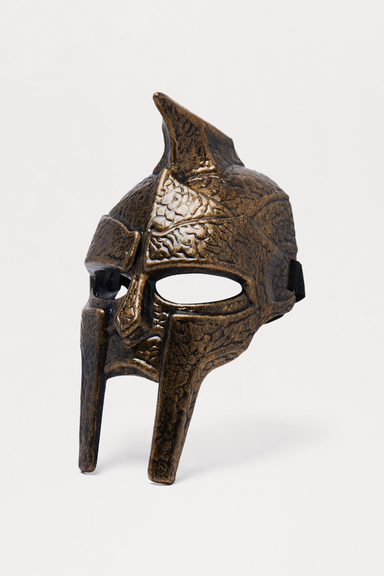 Gladiator Tiger Helmet Costume - Gold