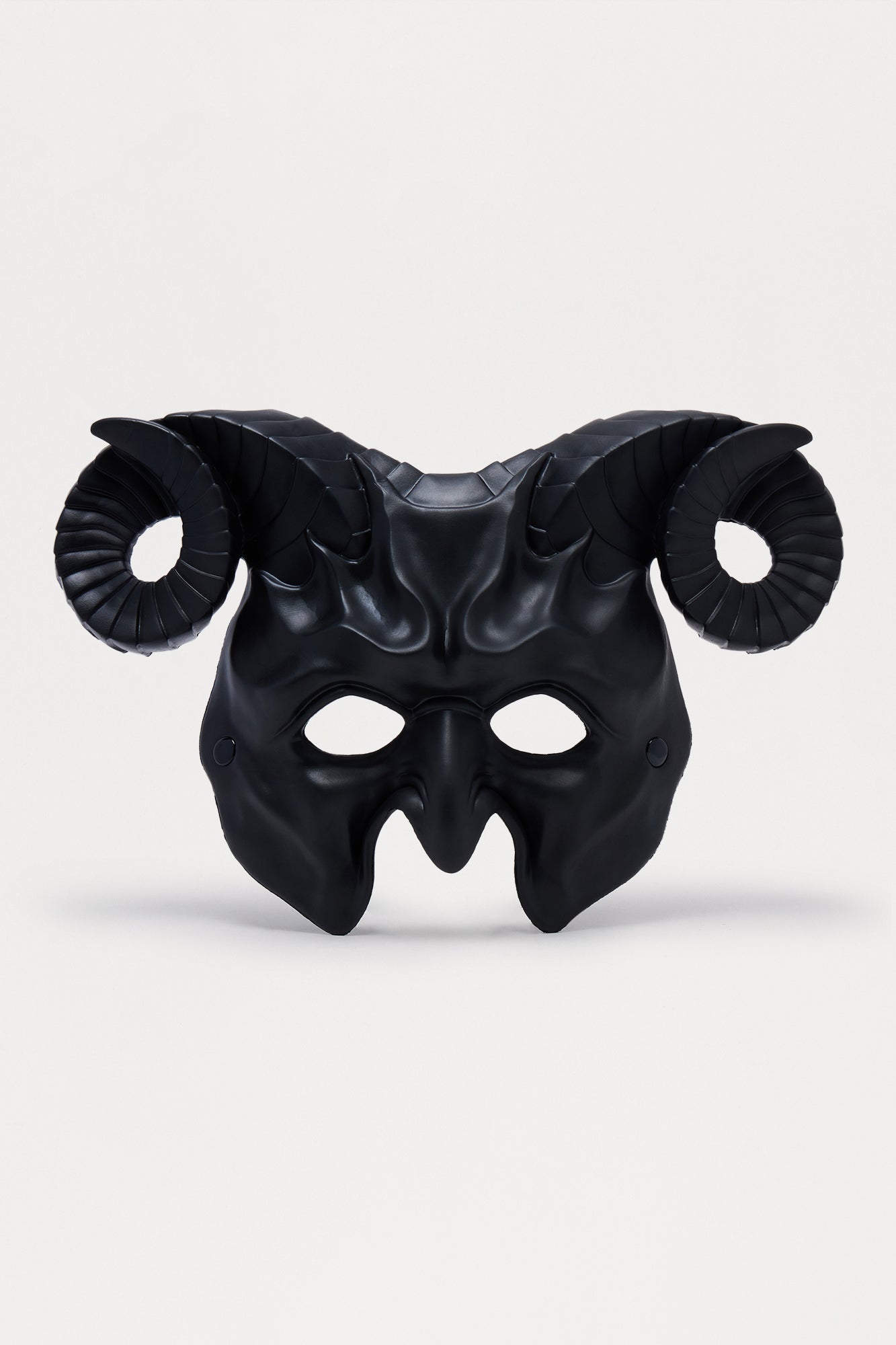 Half Masked Devil Costume - Black