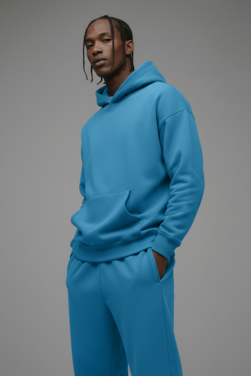 410 Oversized Hoodie - Blue