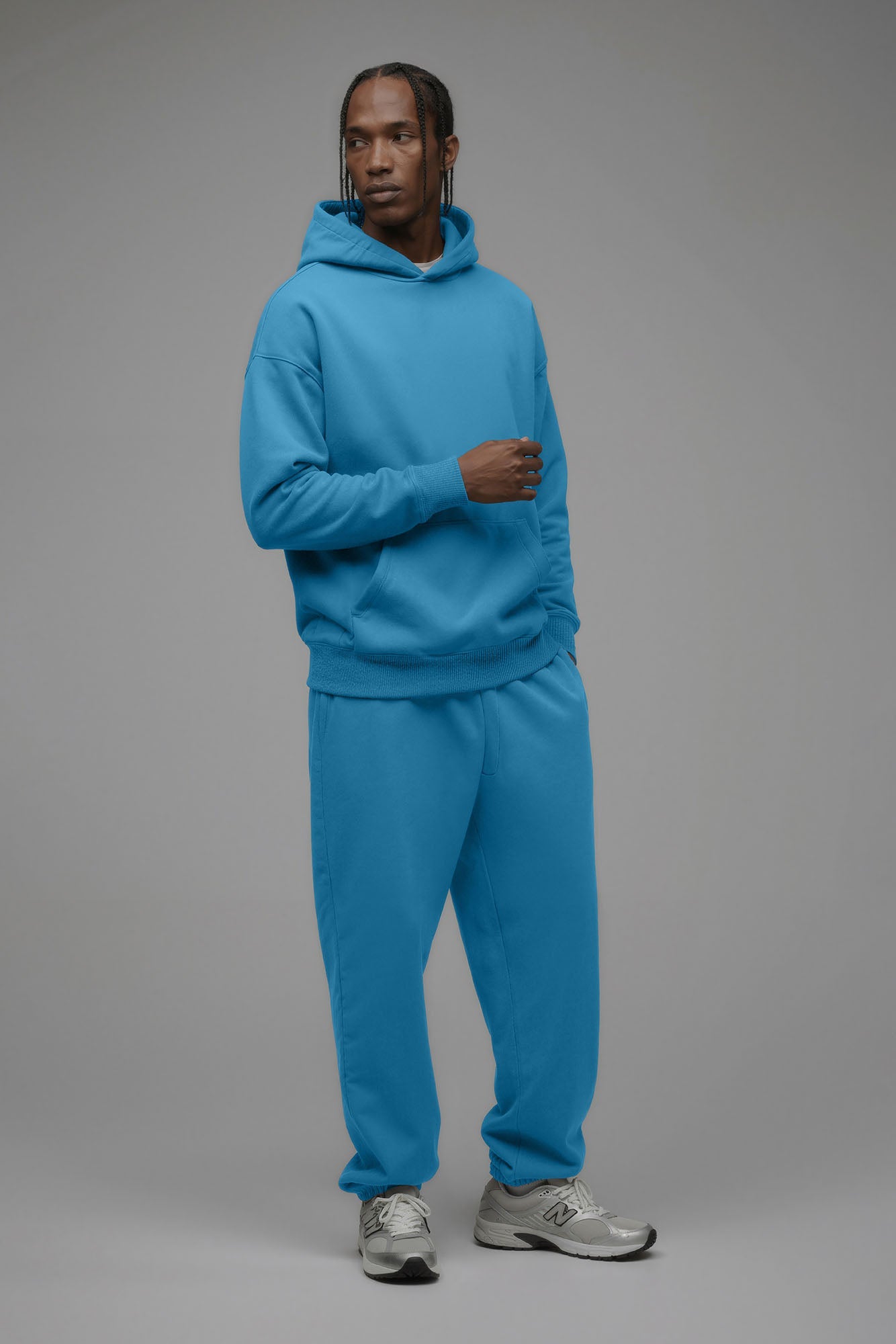 410 Oversized Hoodie - Blue