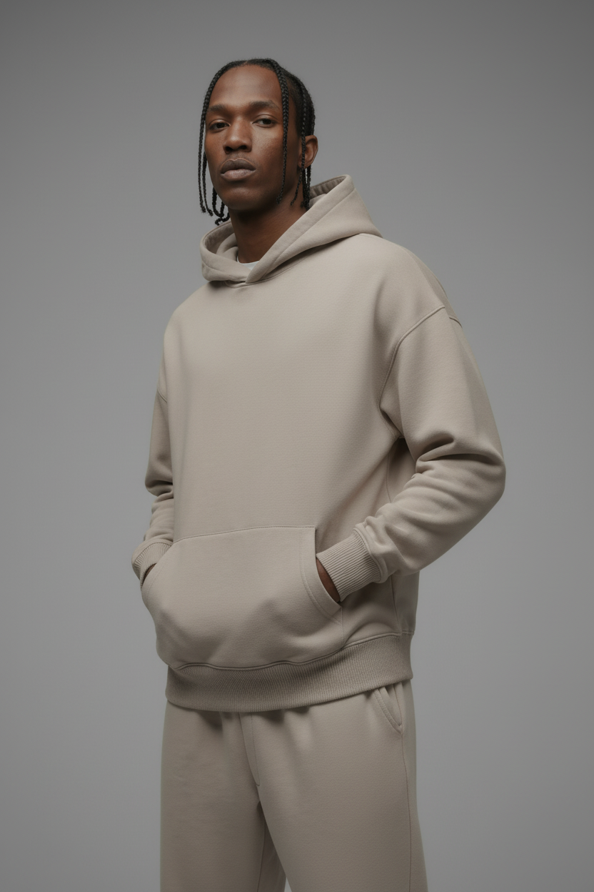 410 Oversized Hoodie - Sand