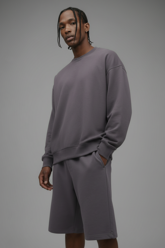 410 Oversized Crewneck - Purple