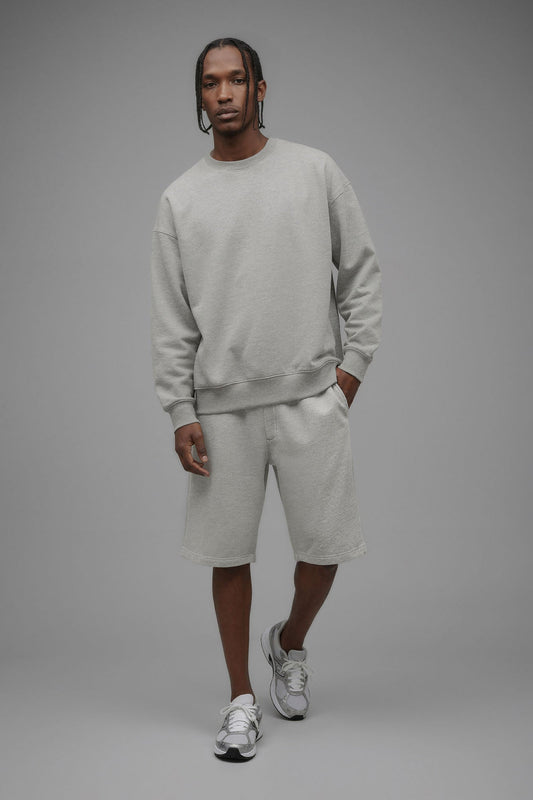 410 Baggy Shorts - Heather Grey