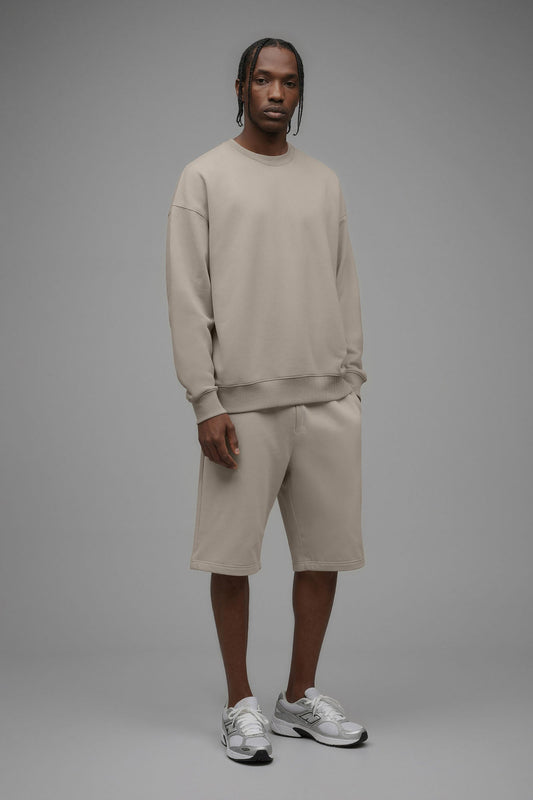 410 Oversized Crewneck - Sand