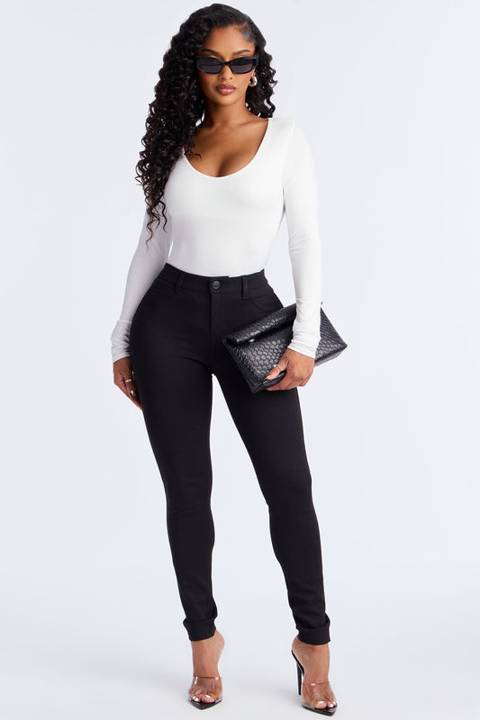 Ivy Prime Ponte Skinny Pant 29″ - Black