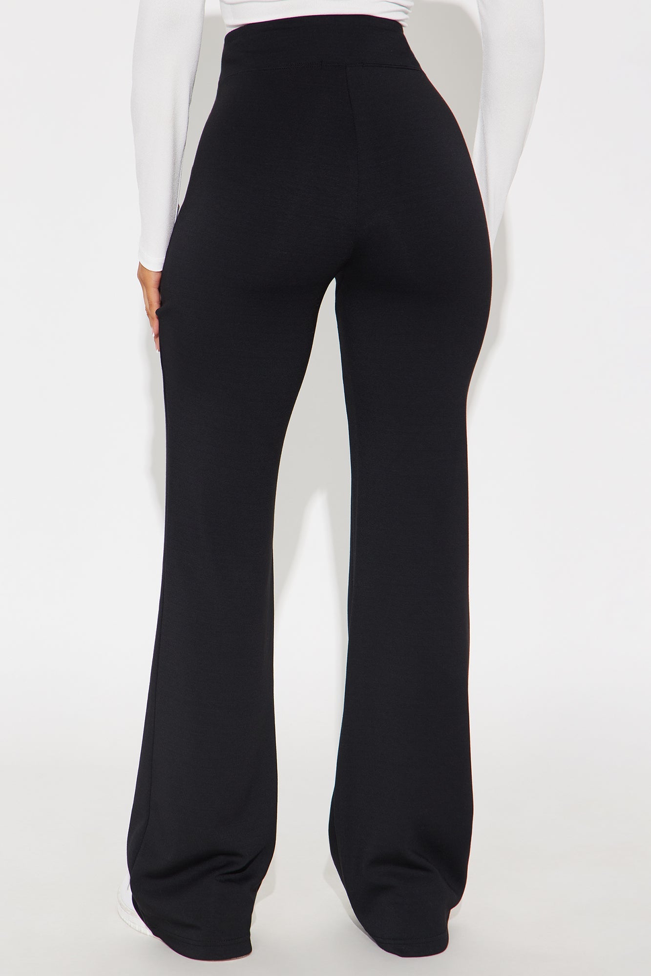 Sarah Ultra Soft Flare Pant - Black