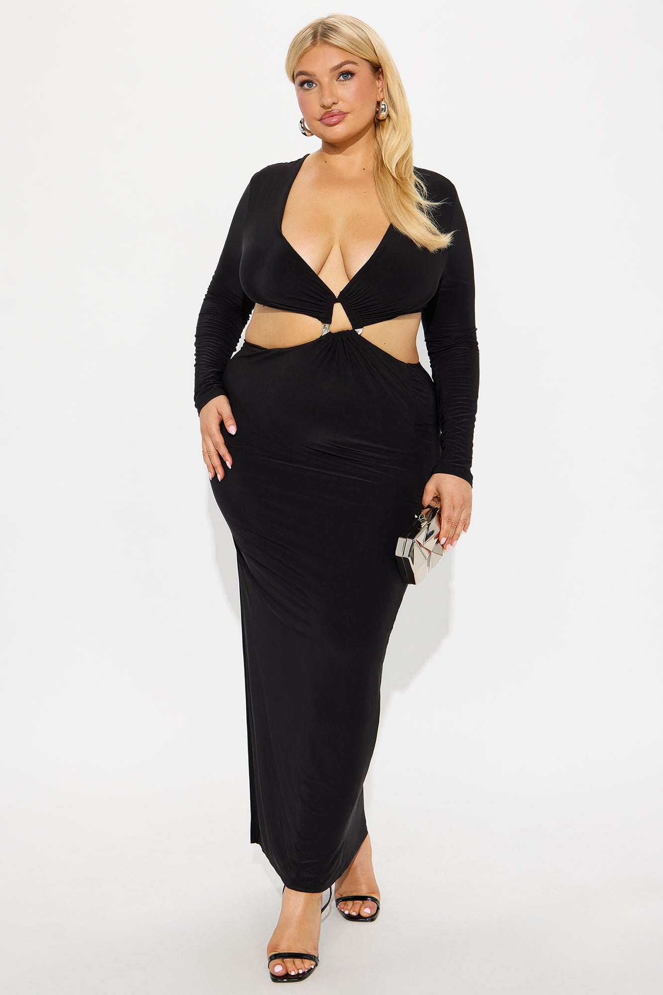 Obsessed Much Maxi Dress - Black