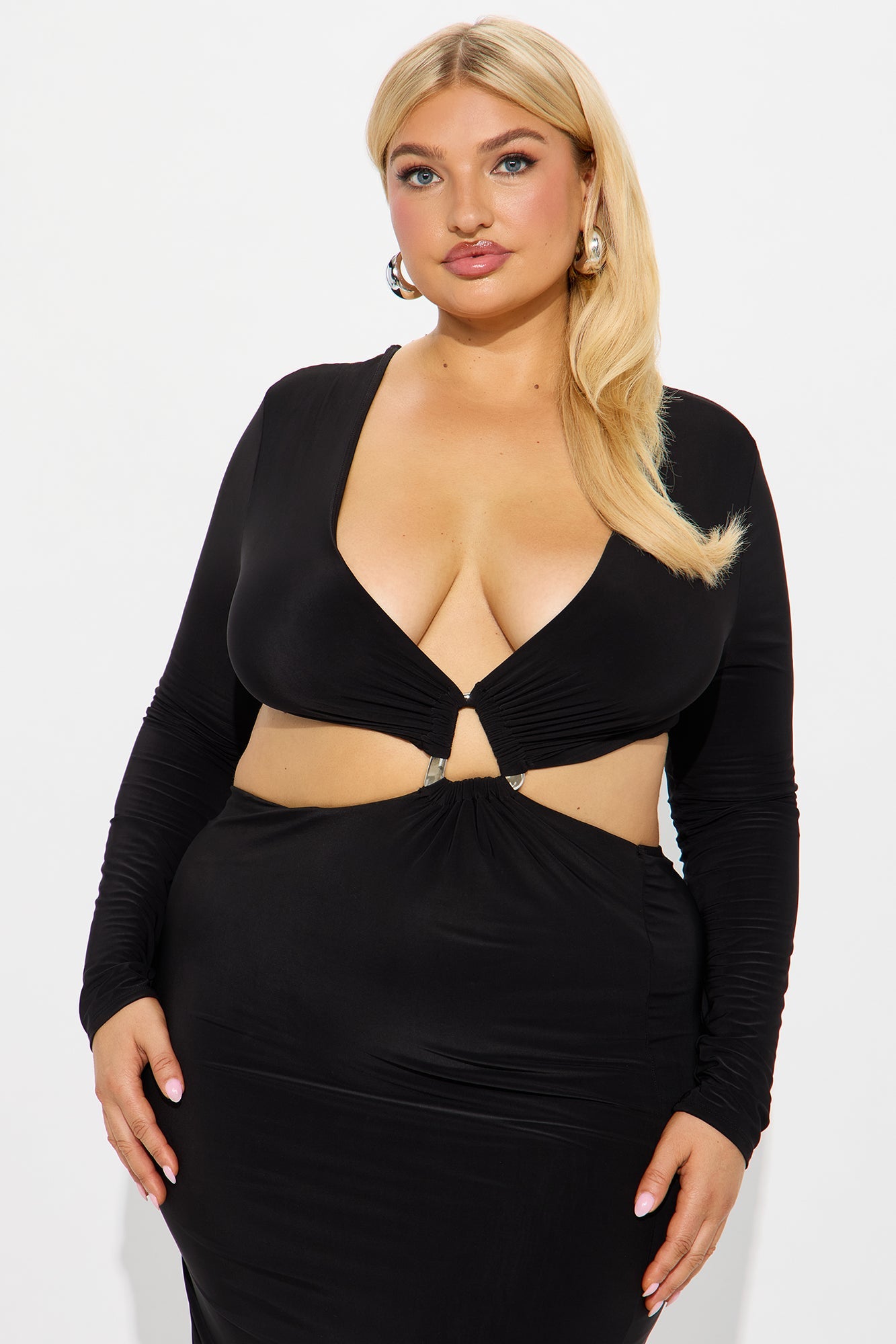 Obsessed Much Maxi Dress - Black