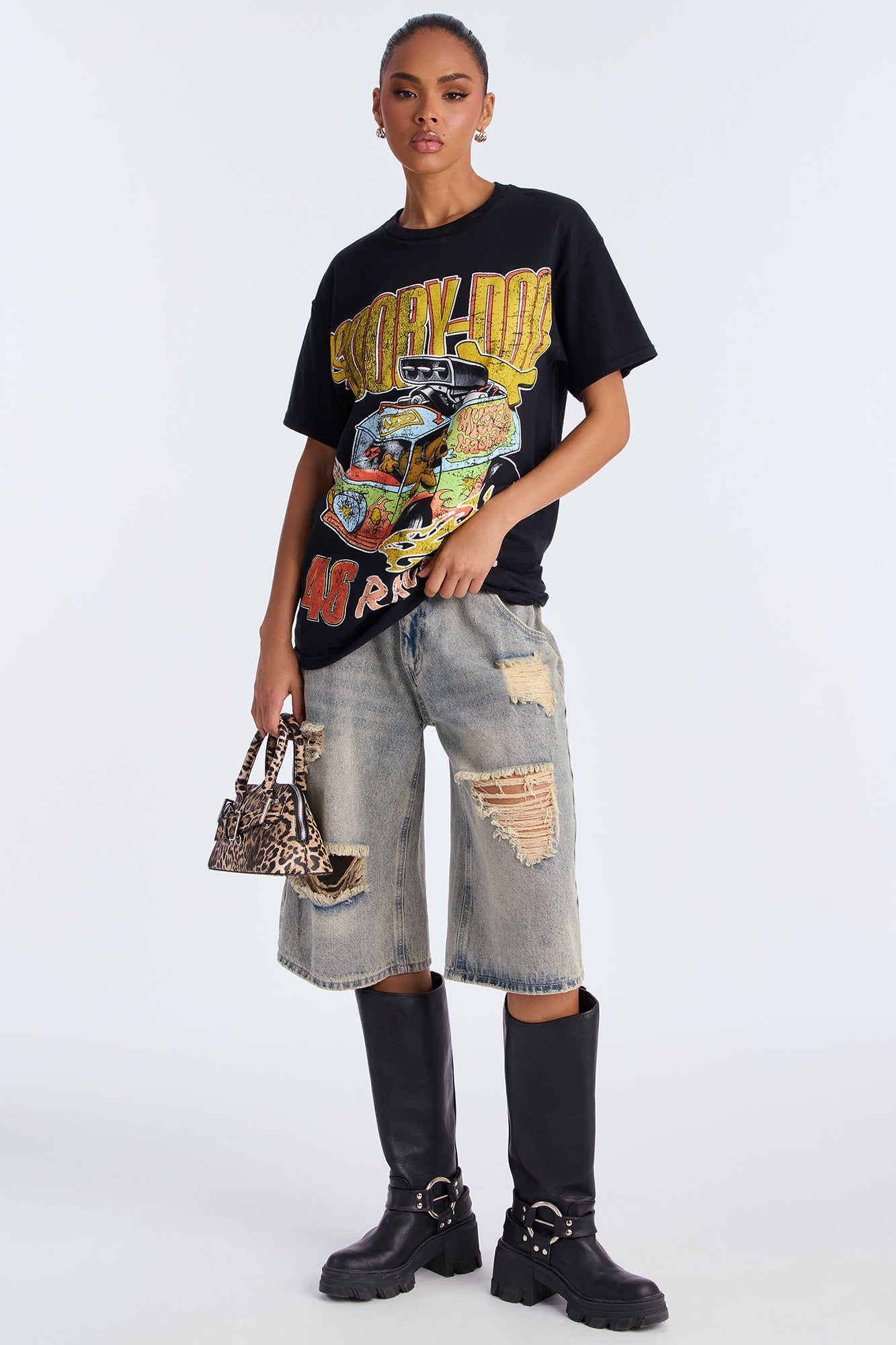 Scooby Doo Racing Tee - Black