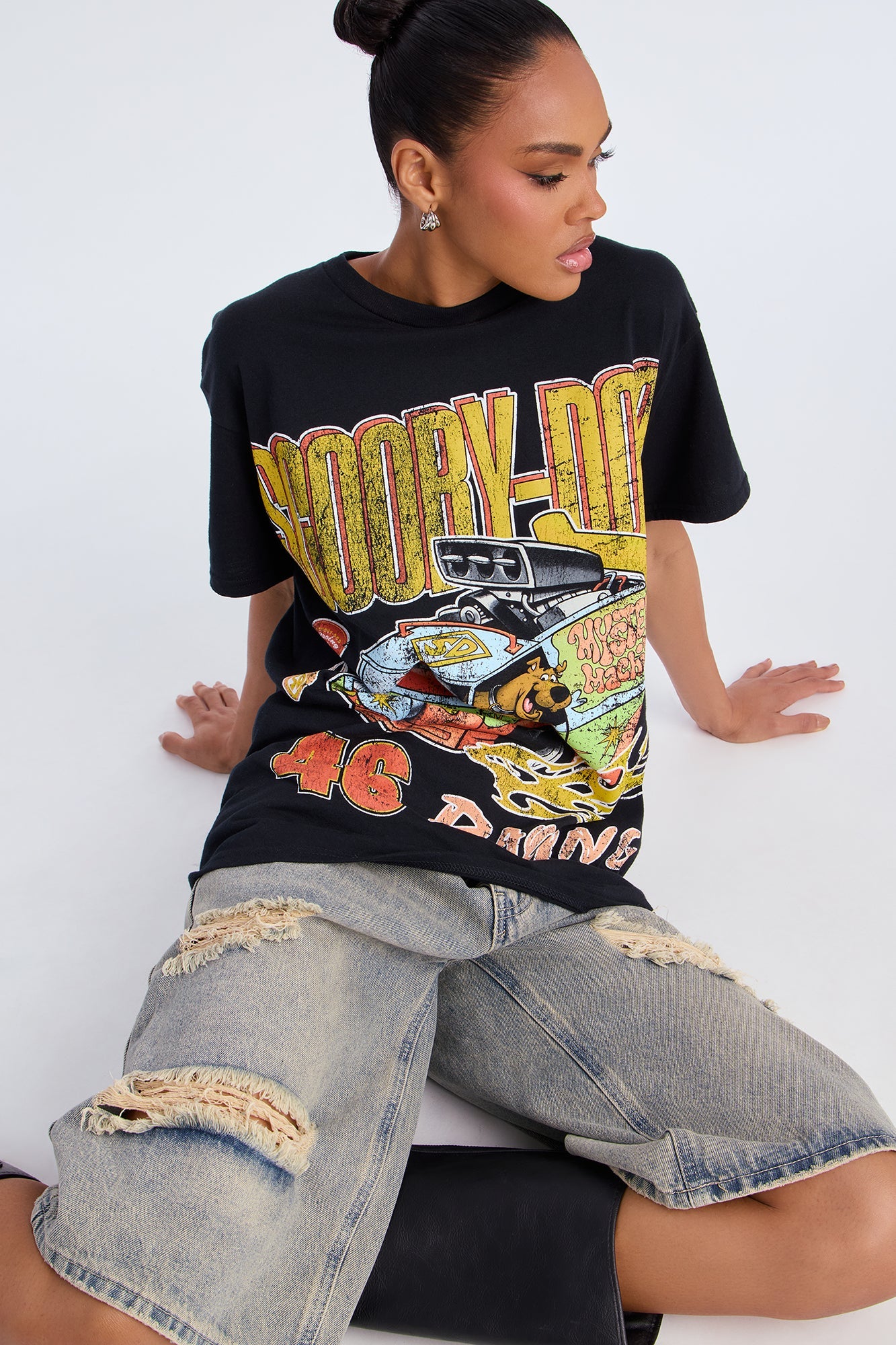 Scooby Doo Racing Tee - Black