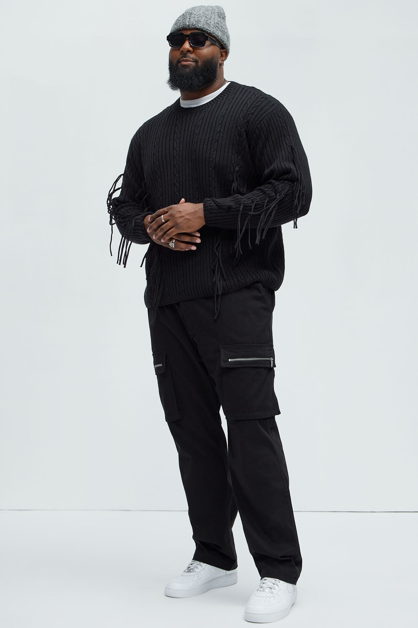 Walk it Slim Cargo Pants - Black