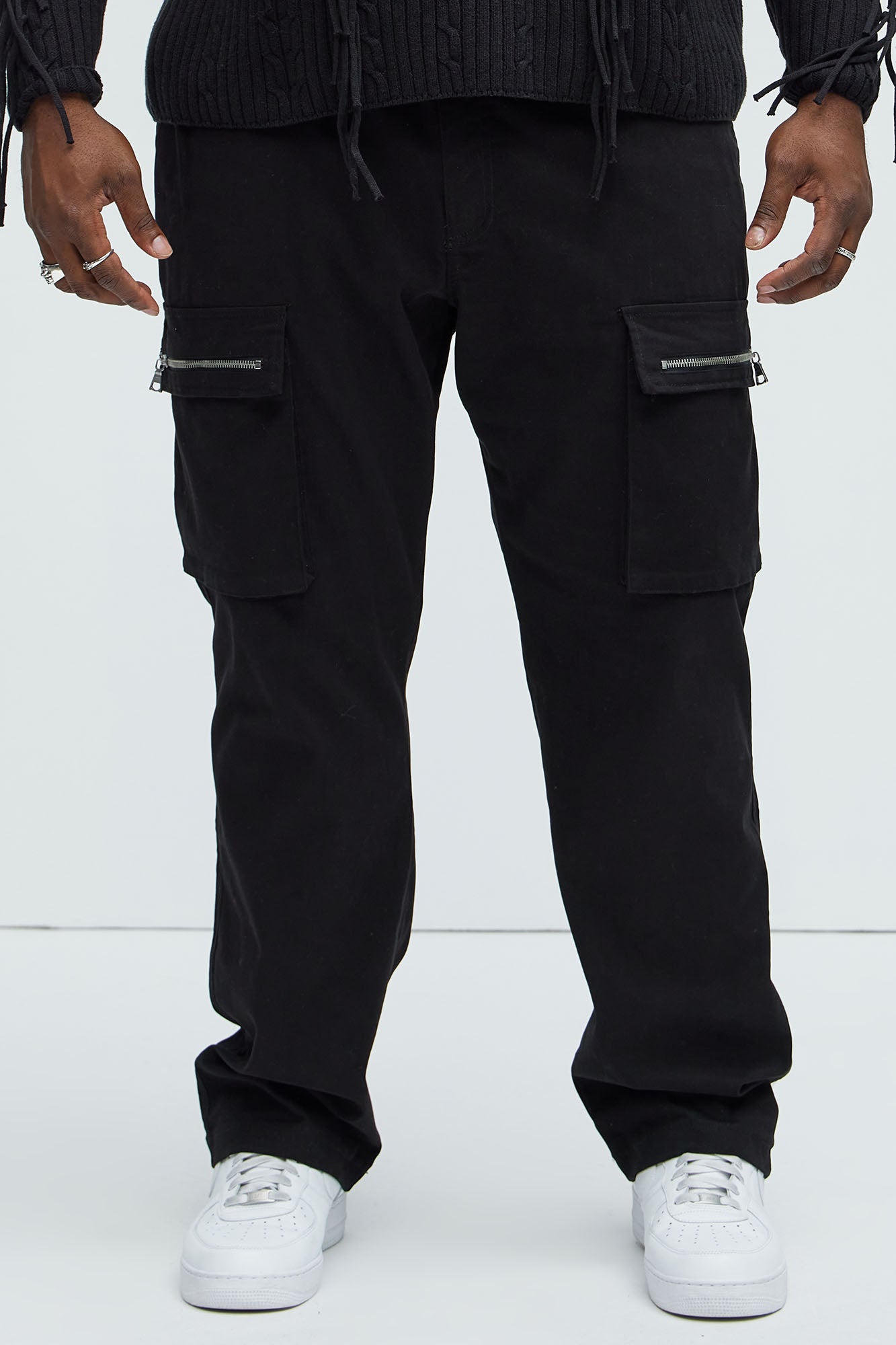 Walk it Slim Cargo Pants - Black