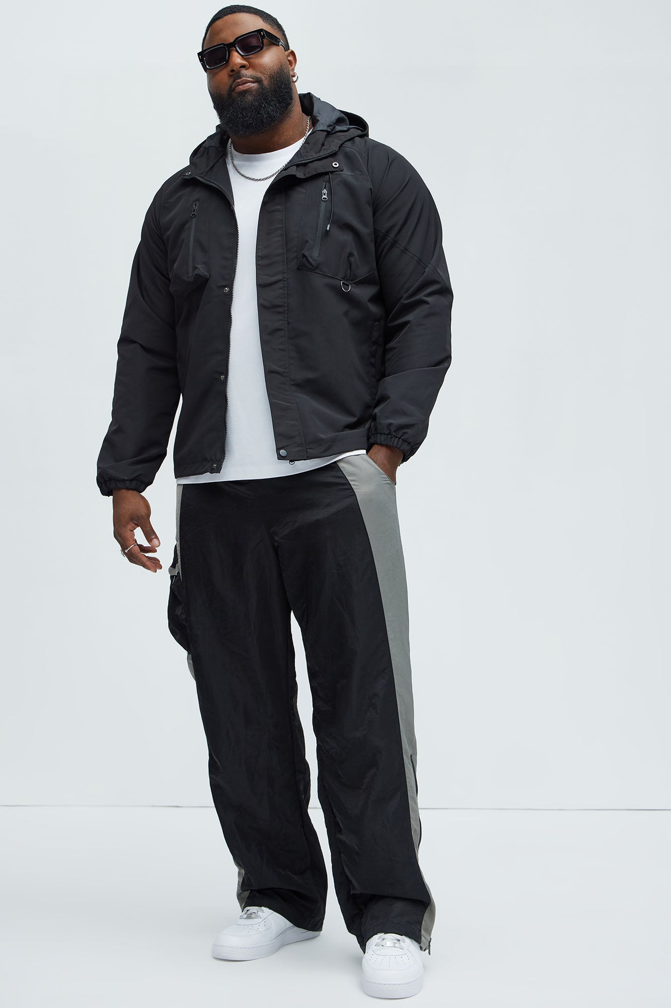 Go Wild Lightweight Anorak Jacket - Black