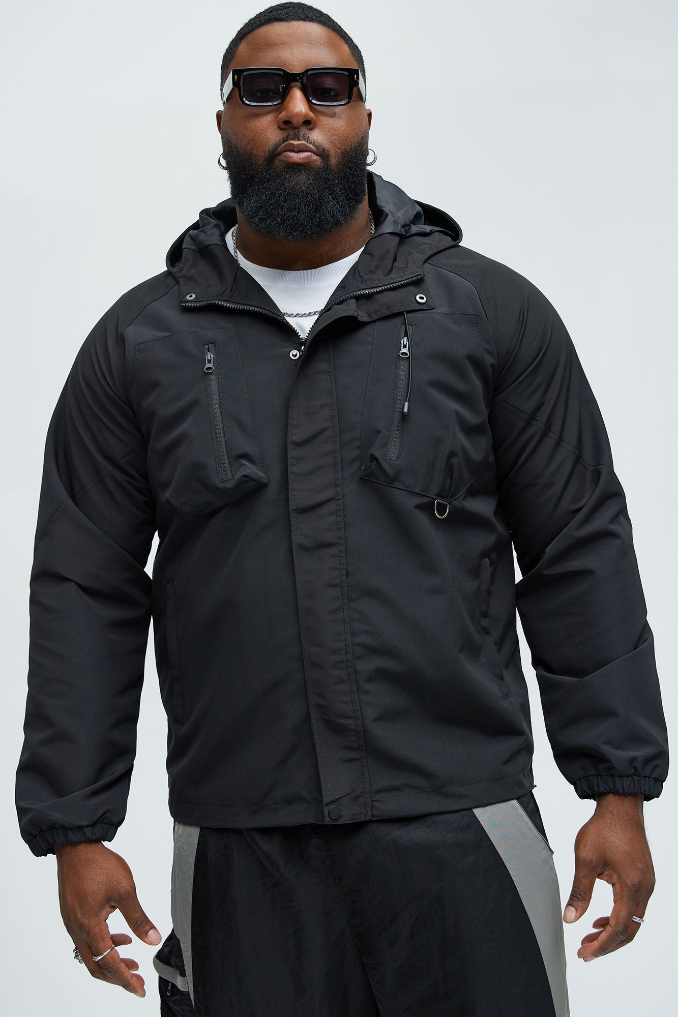 Go Wild Lightweight Anorak Jacket - Black