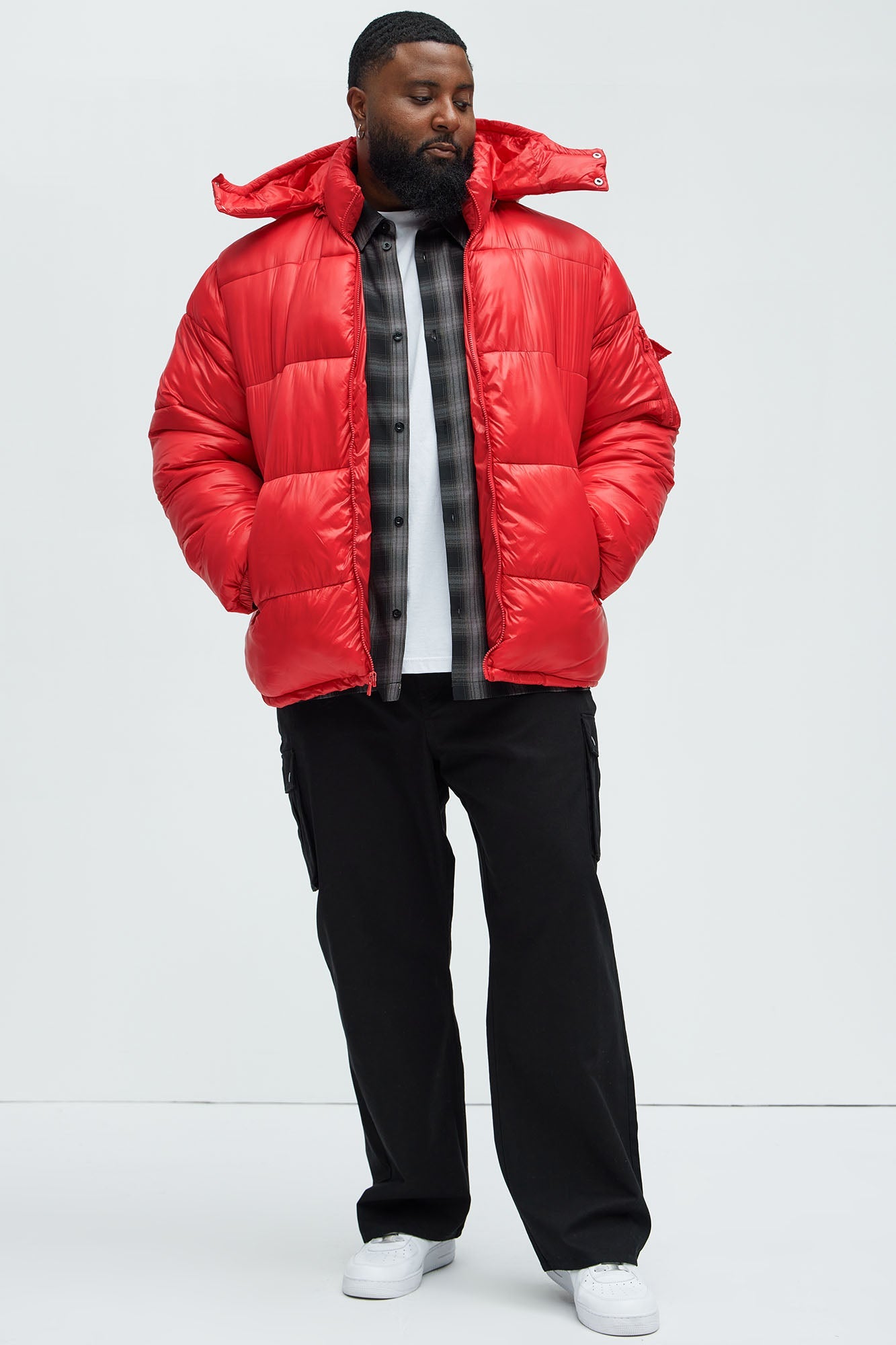 Nixer Puffer Jacket - Red