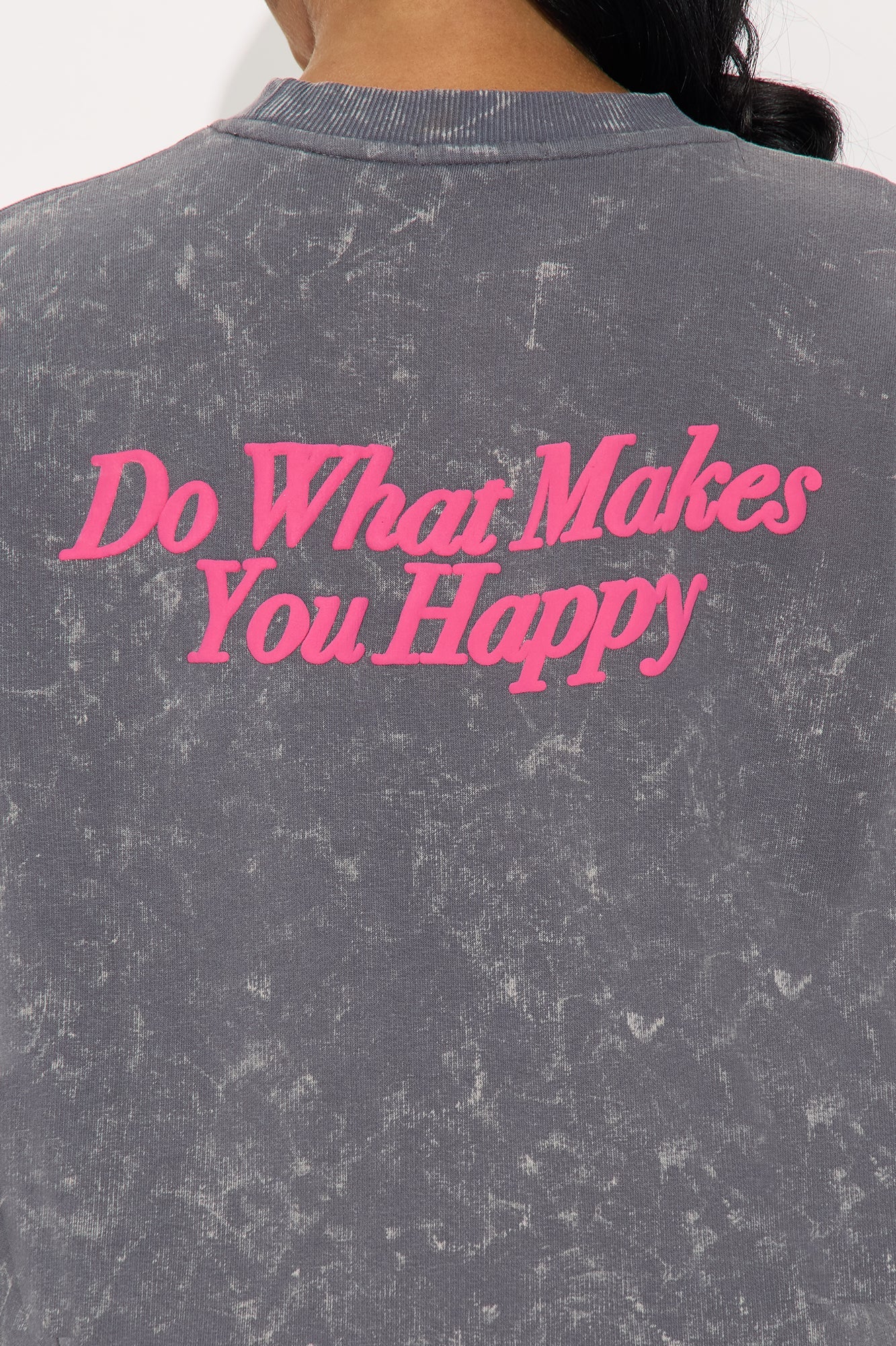 Be Happy Fleece Pant Set - Grey