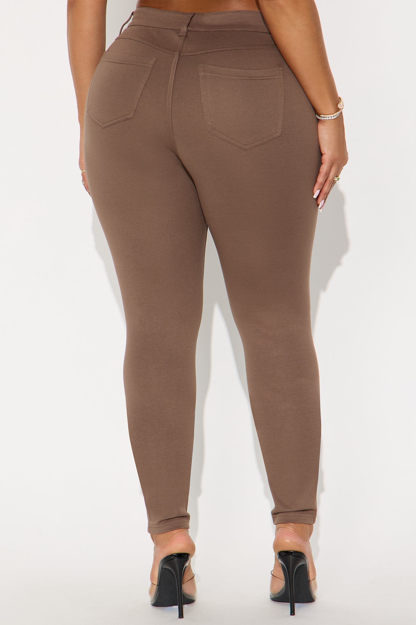 Ivy Prime Ponte Skinny Pant 29″ - Mocha