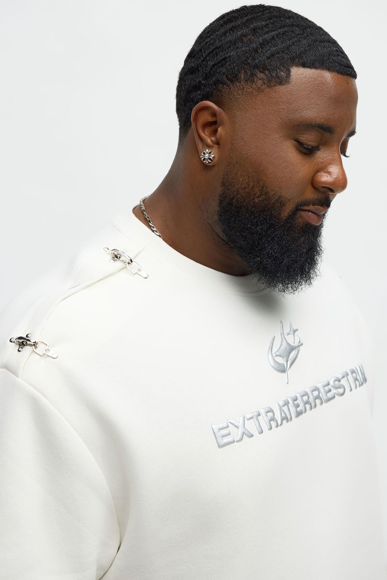 Tyson Extraterrestrial Short Sleeve Tee - Cream