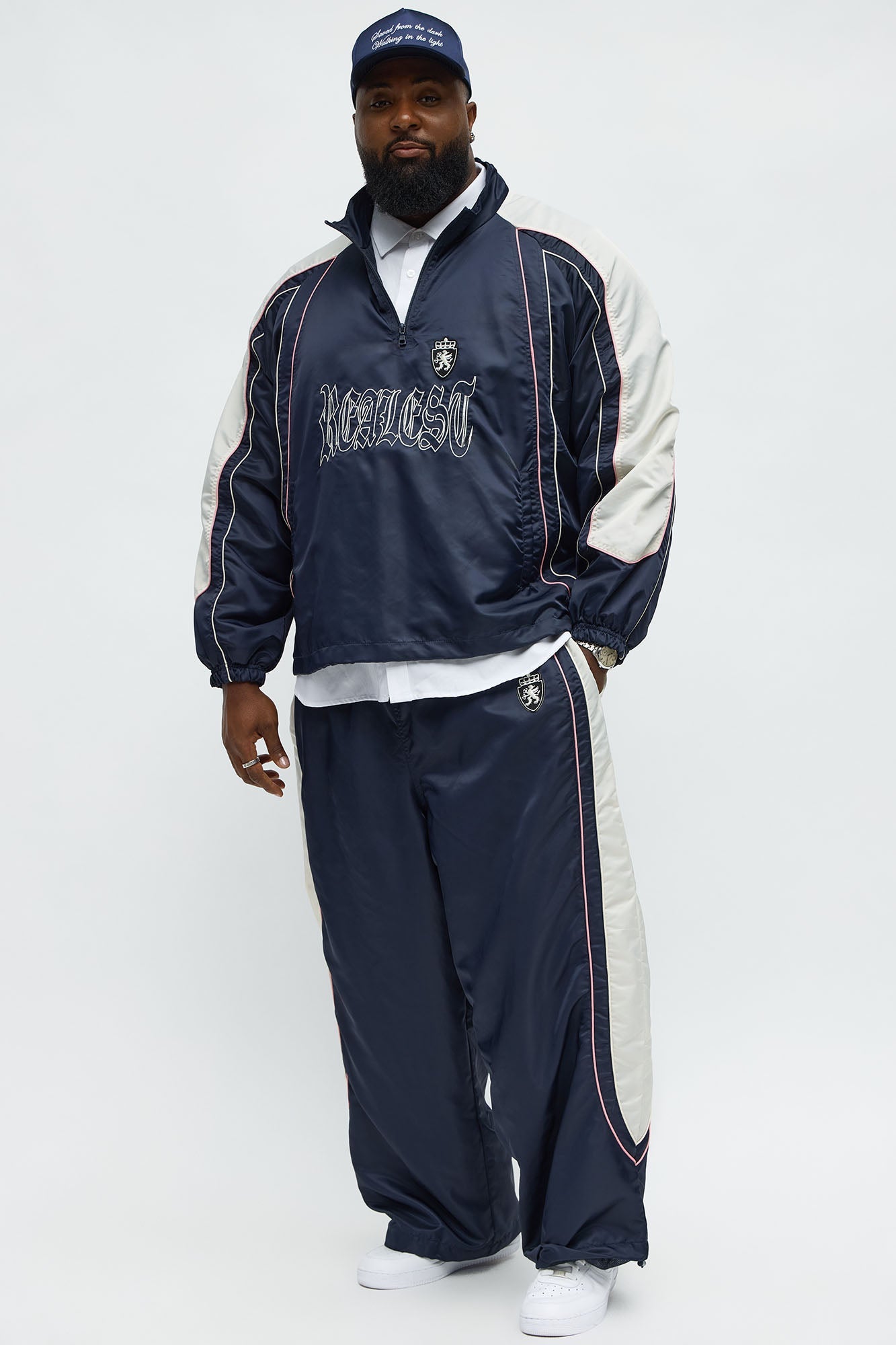 Straight Realest Flow Nylon Pant - Navy/combo