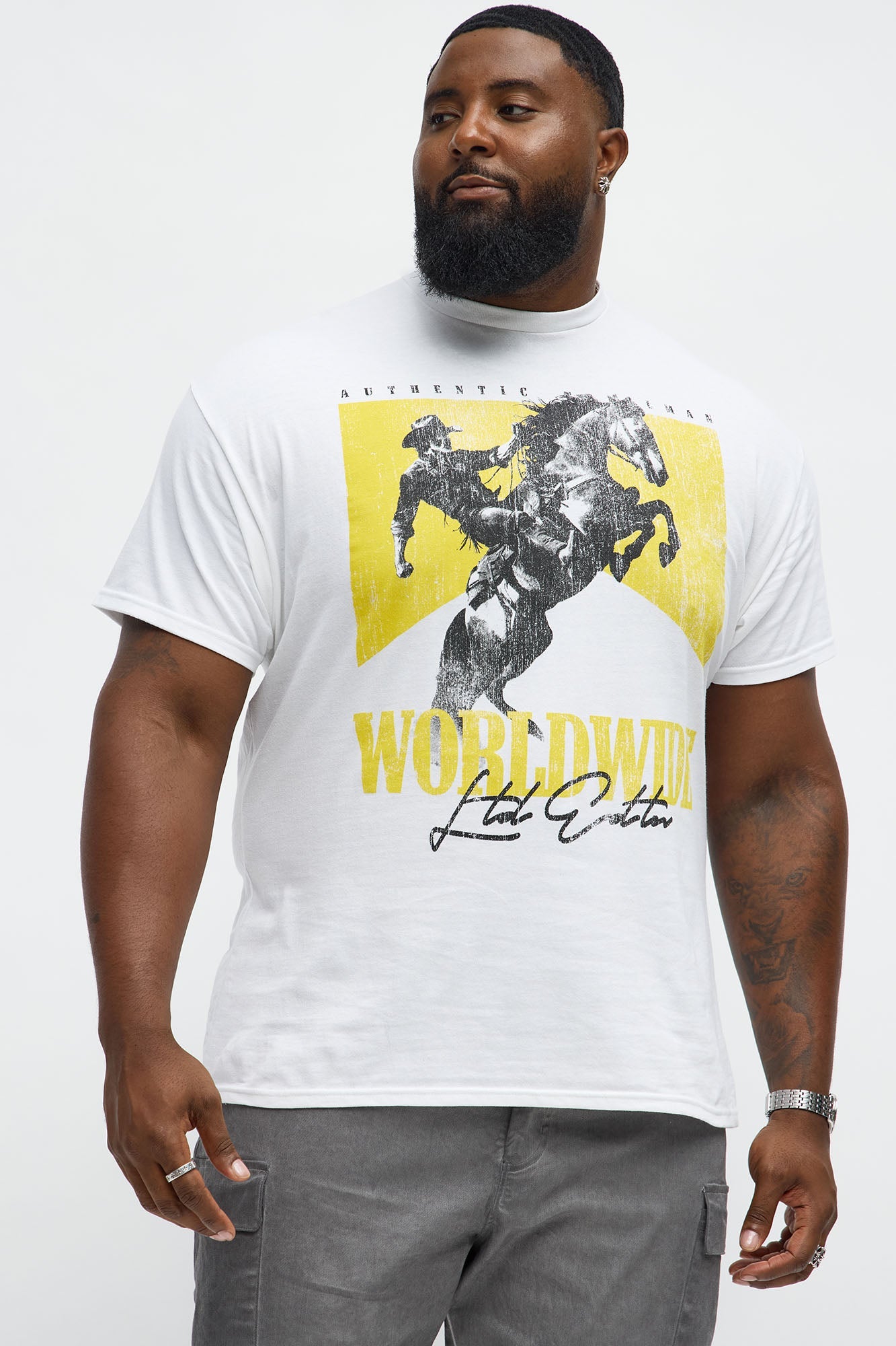 Western Limited Edition Short Sleeve Tee - White