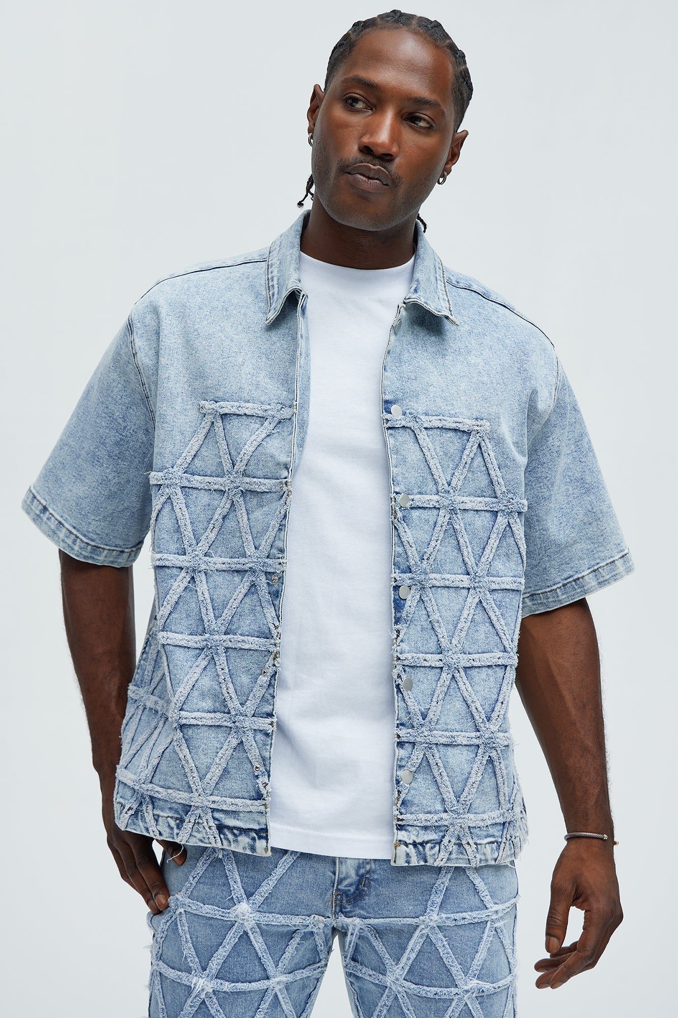 Interstellar Denim Shirt - Light Wash