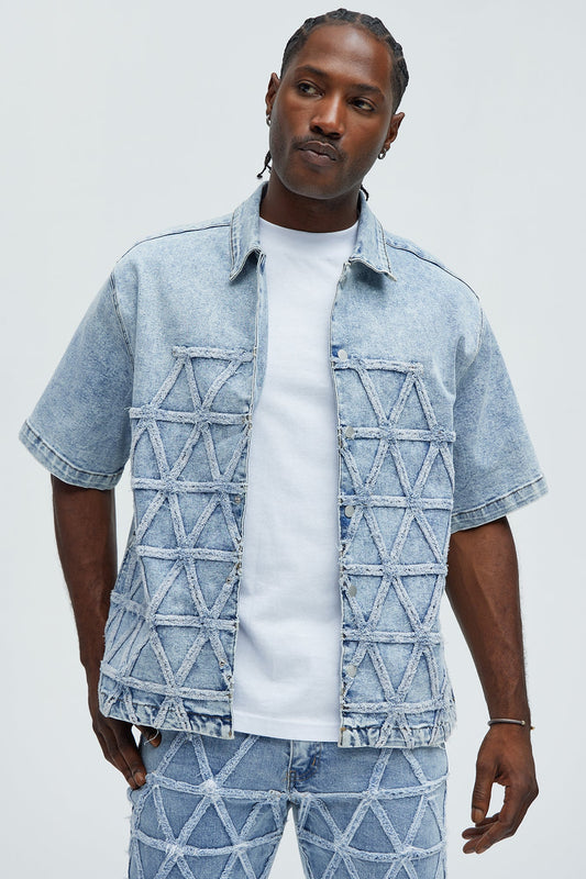 Interstellar Denim Shirt - Light Wash