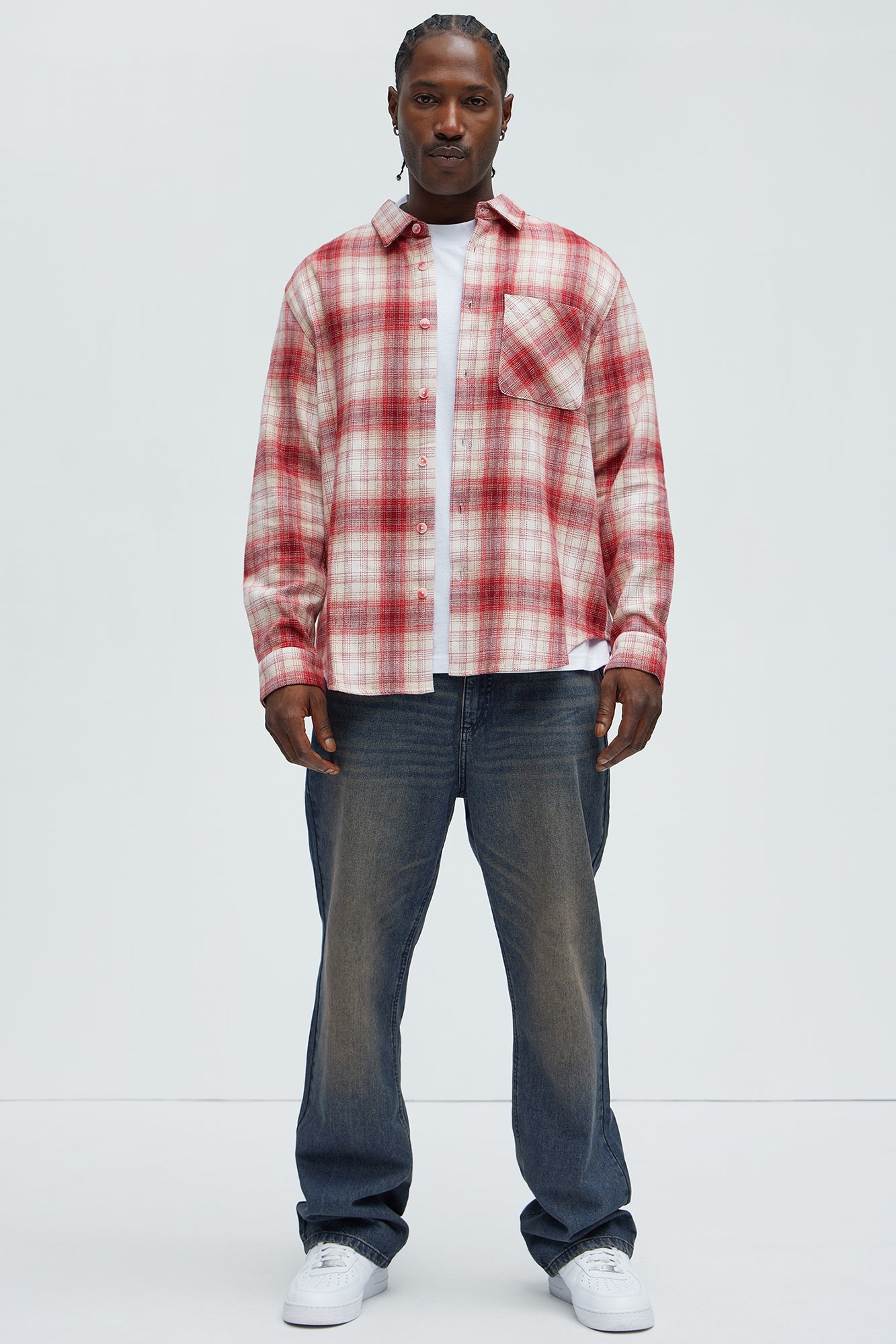 Dighton Plaid Shirt - Red/combo