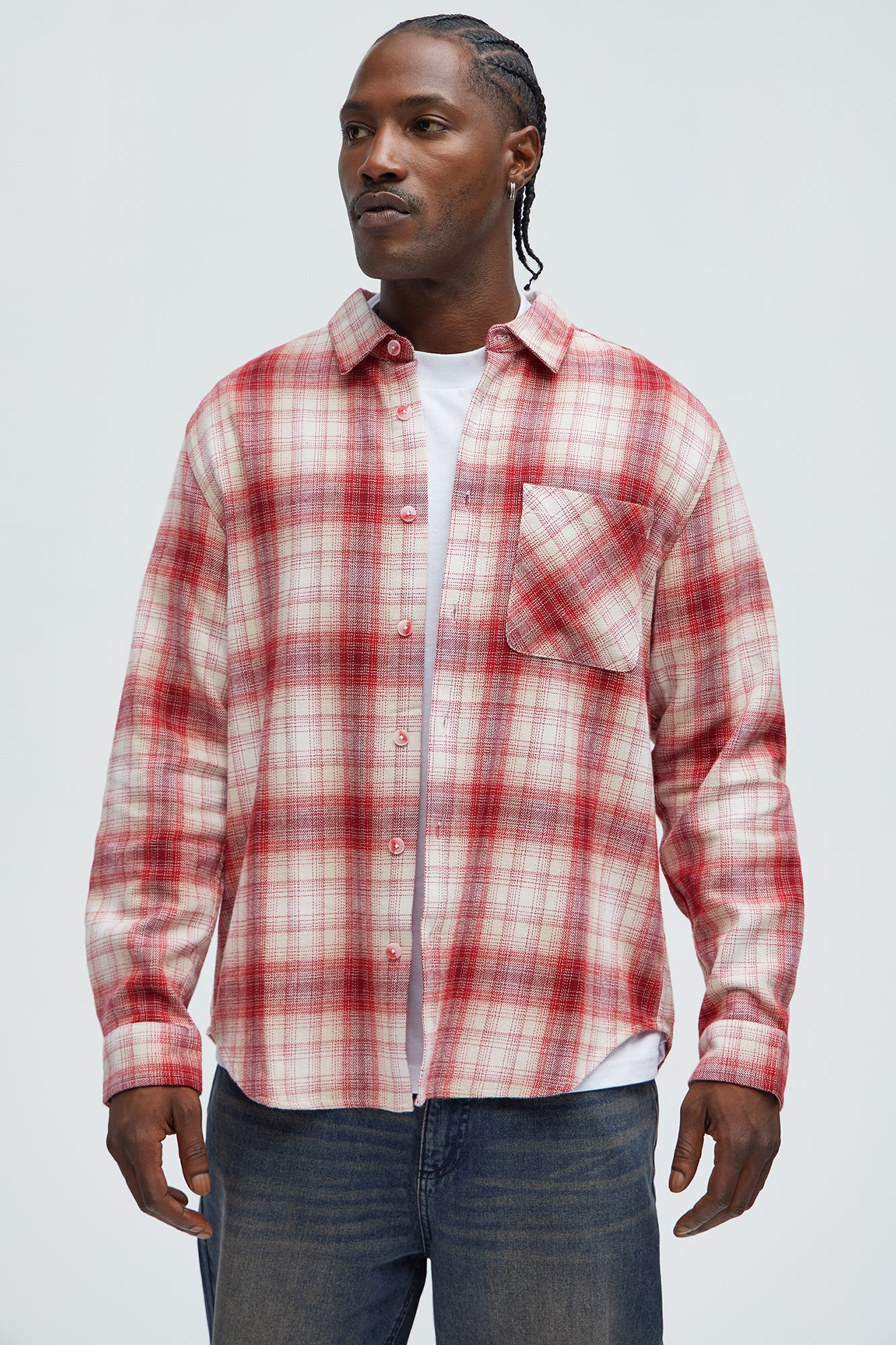 Dighton Plaid Shirt - Red/combo
