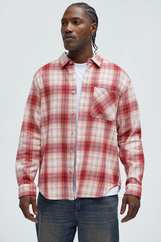 Dighton Plaid Shirt - Red/combo