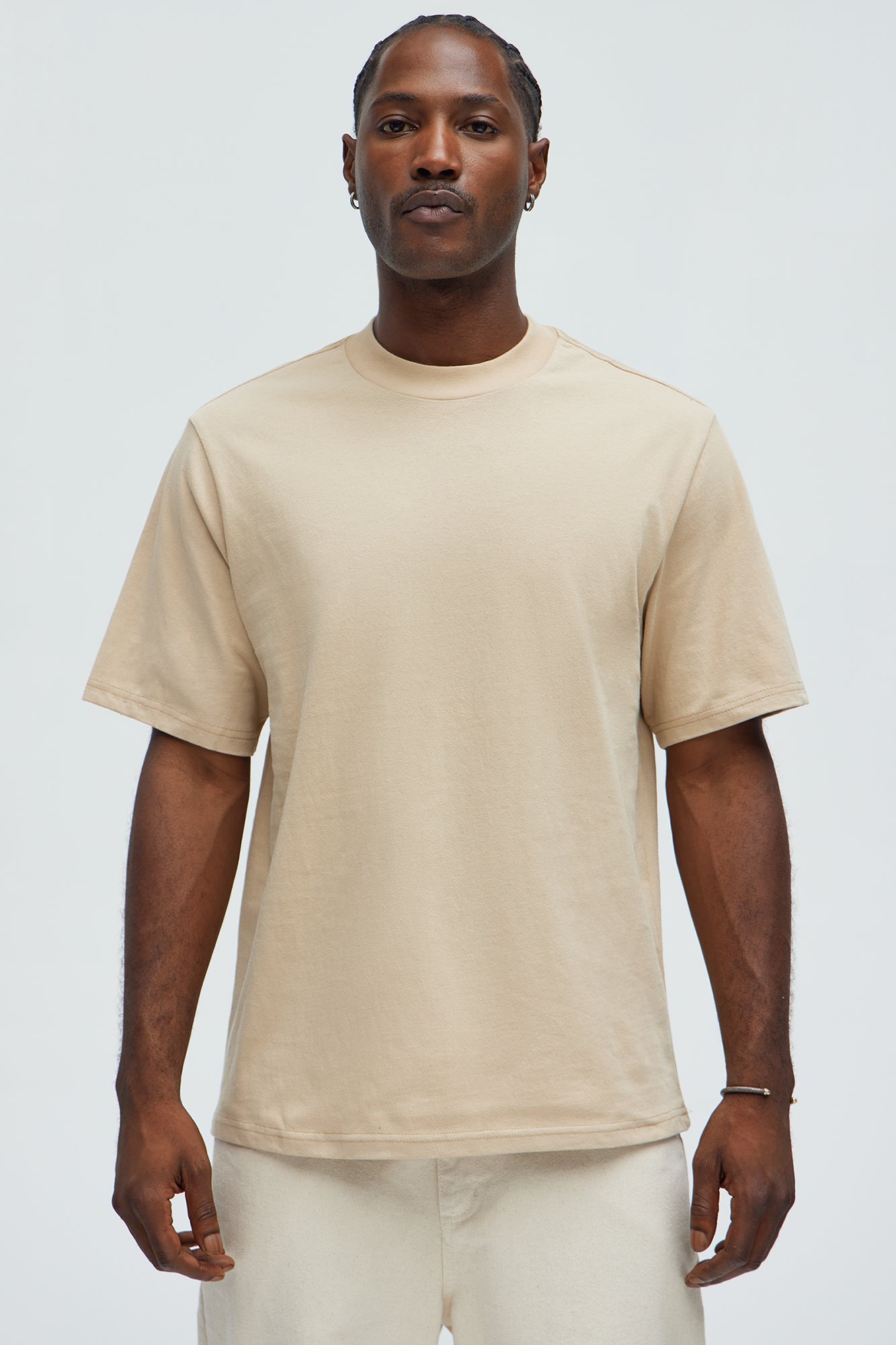 Oversized Heavyweight Tee 240GSM - Tan