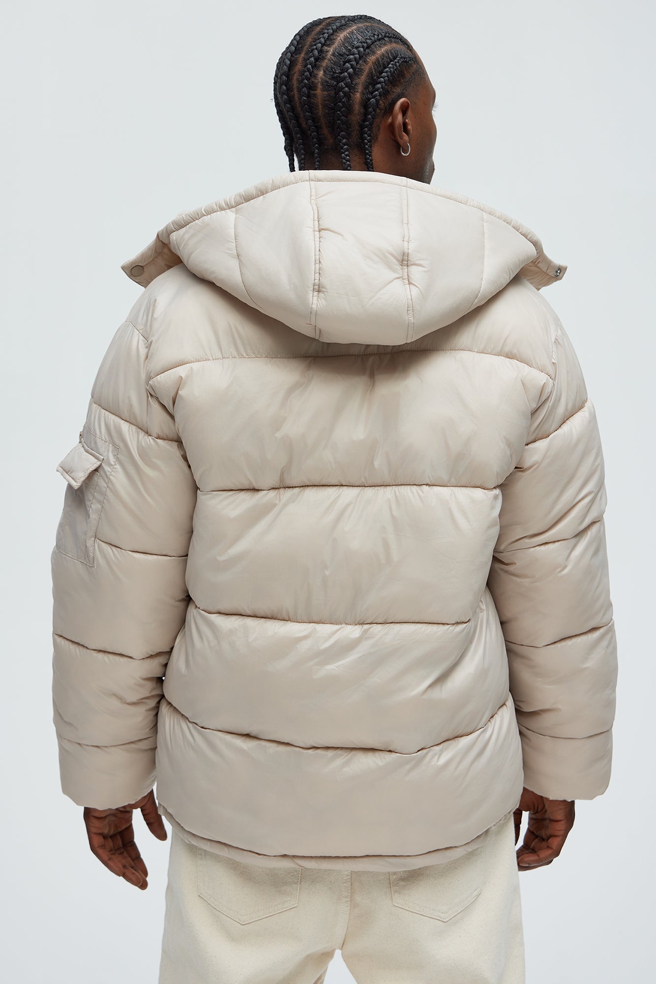 Nixer Puffer Jacket - Tan