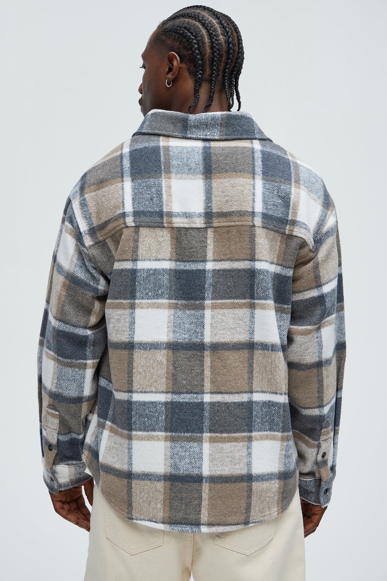 Wanted Plaid Shacket - Tan/Multi