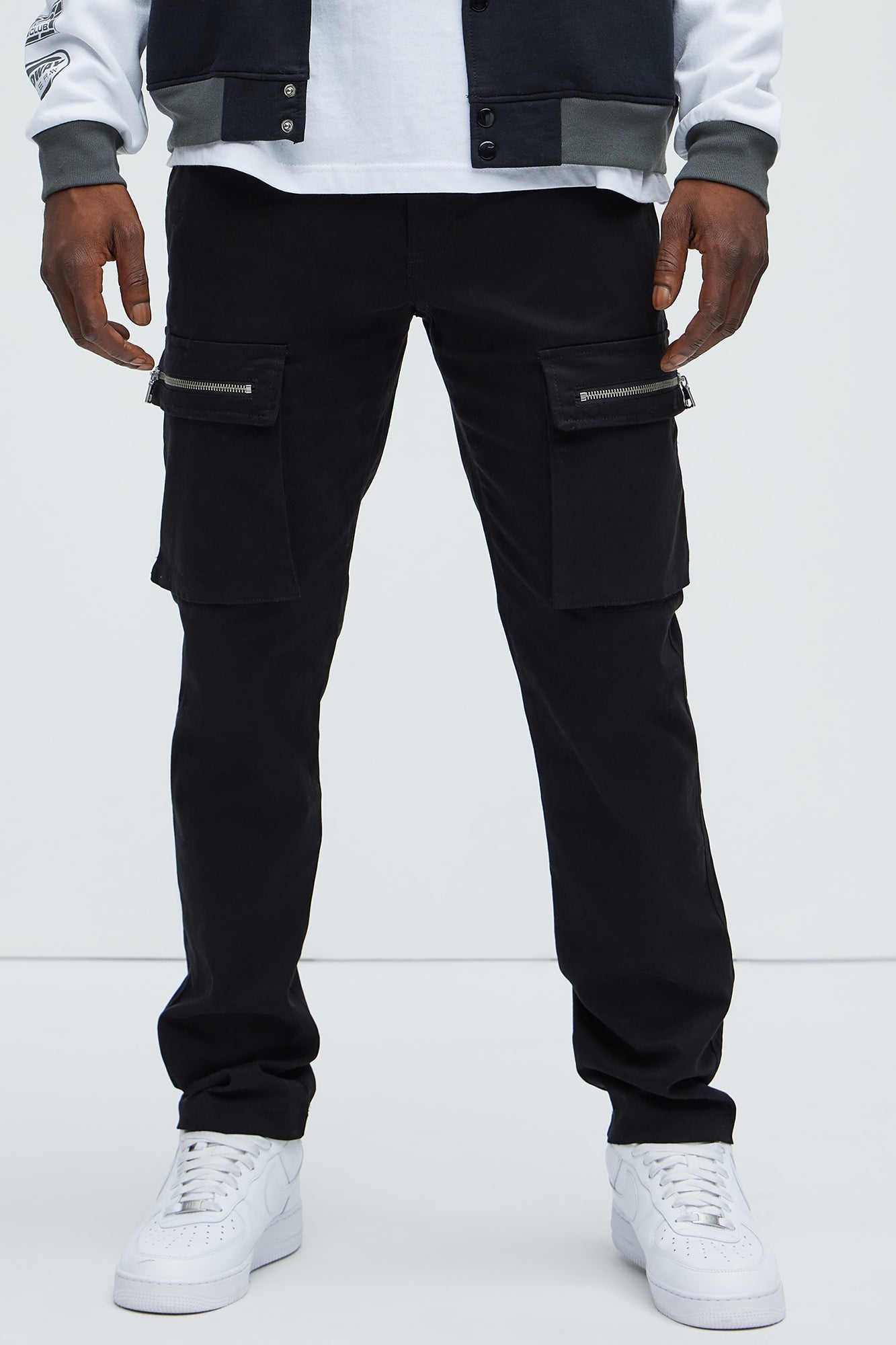 Walk it Slim Cargo Pants - Black