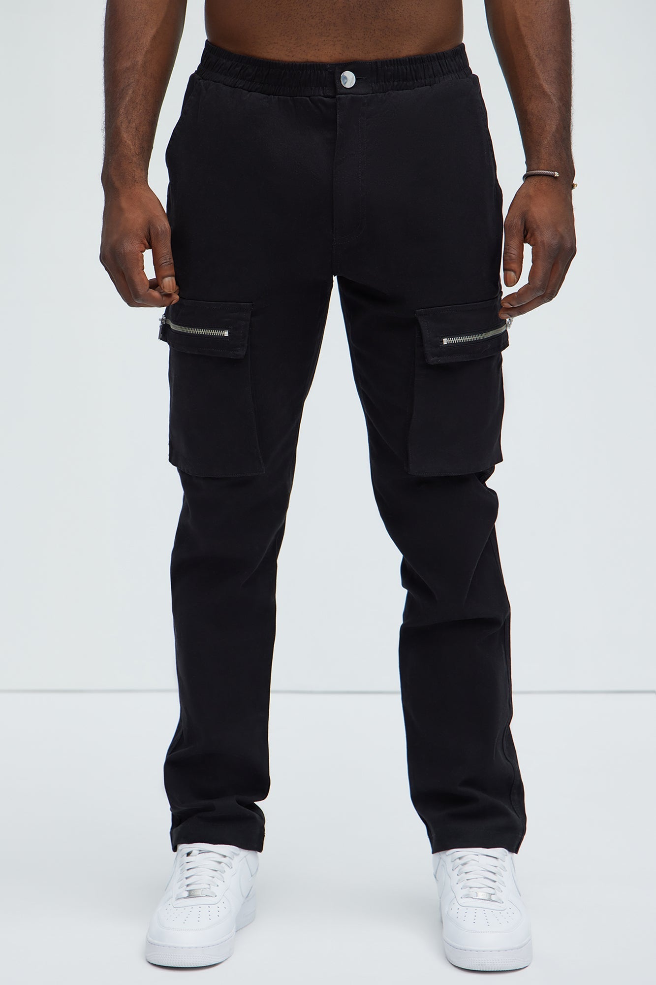 Walk it Slim Cargo Pants - Black