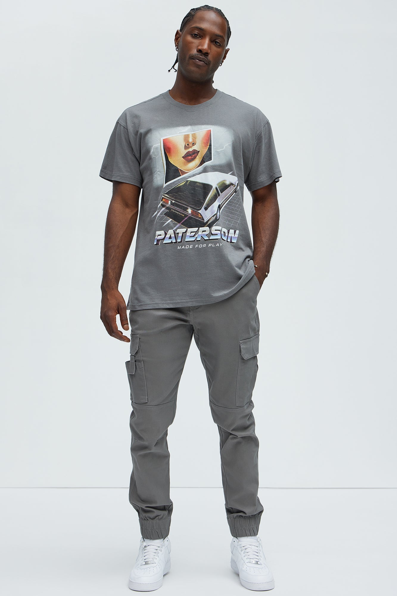 Slim Kryptonite Cargo Jogger - Grey