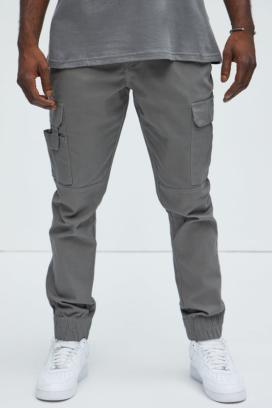Slim Kryptonite Cargo Jogger - Grey
