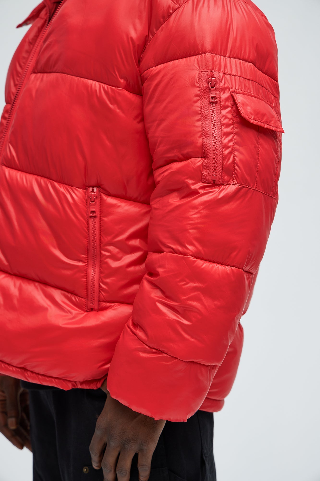 Nixer Puffer Jacket - Red