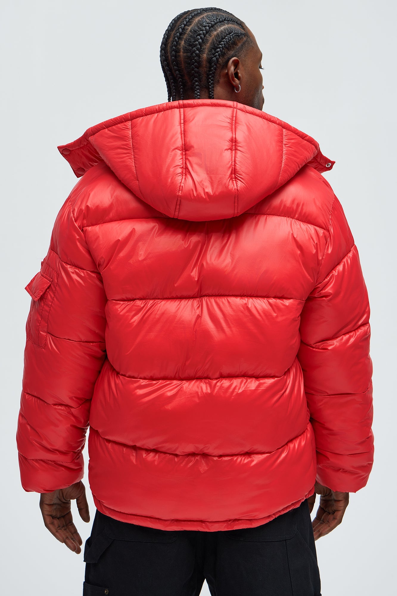 Nixer Puffer Jacket - Red