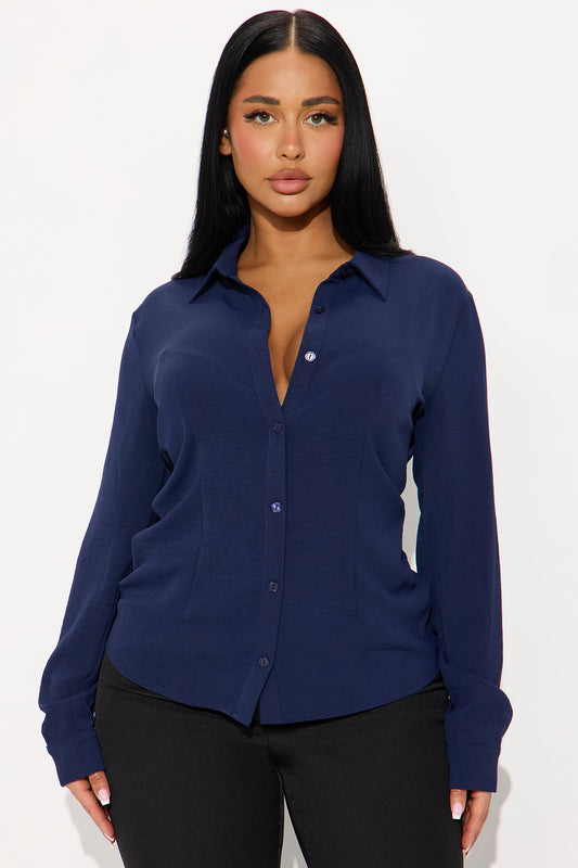 Sweet Escape Airflow Shirt - Navy