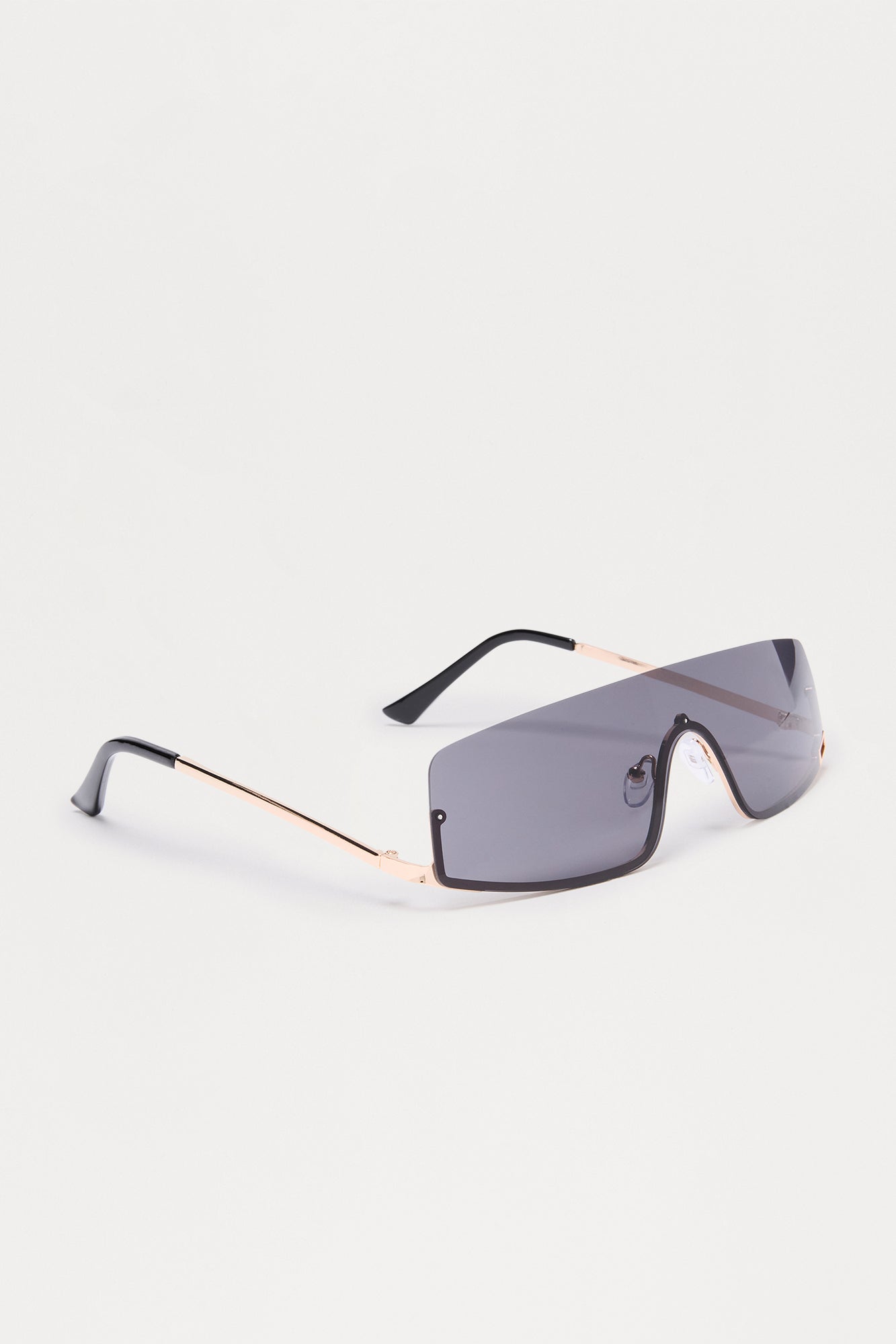 Next Up Shield Metal Frame Sunglasses - Gold/Black