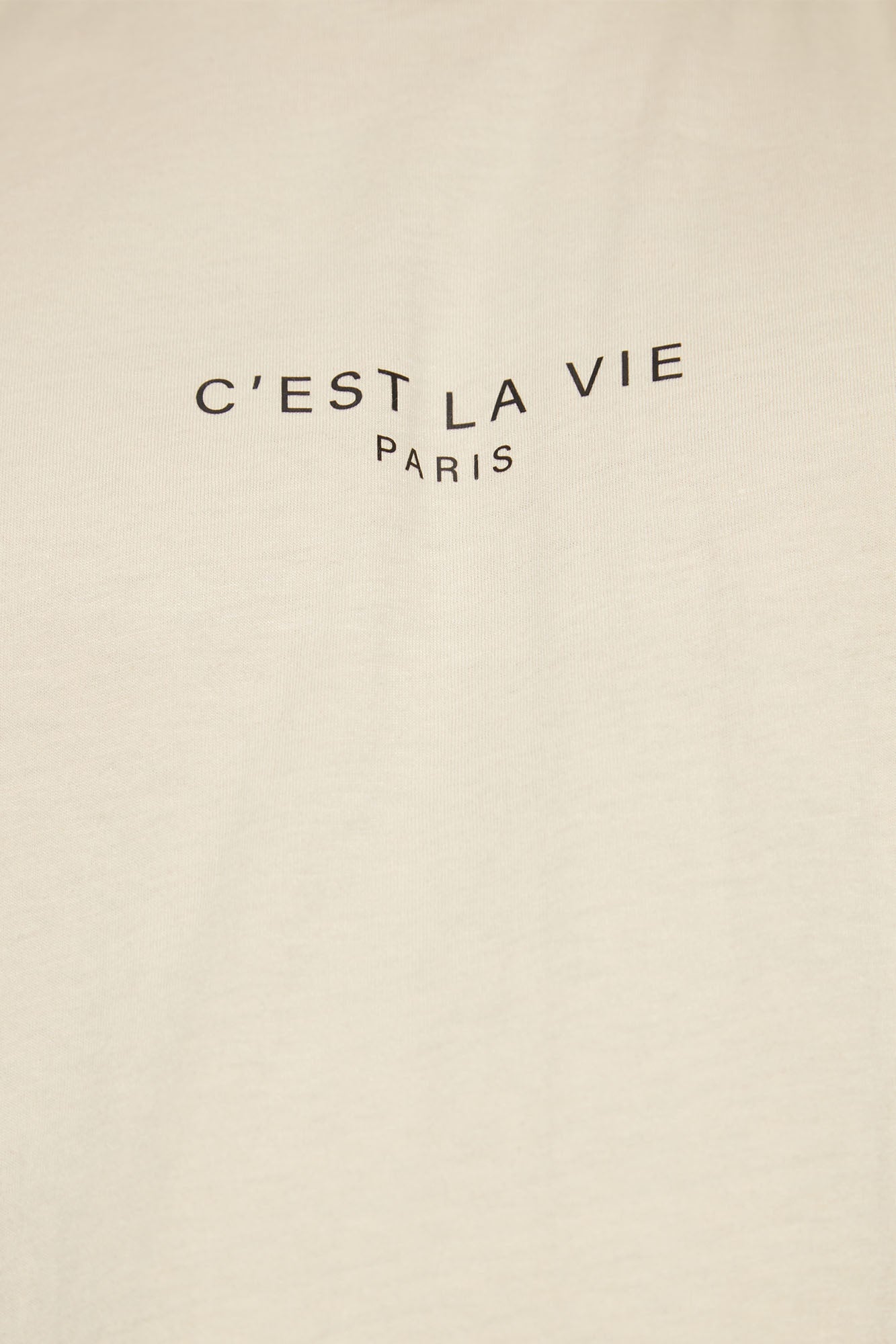 C'est La Vie Short Sleeve Tee - Multi Color