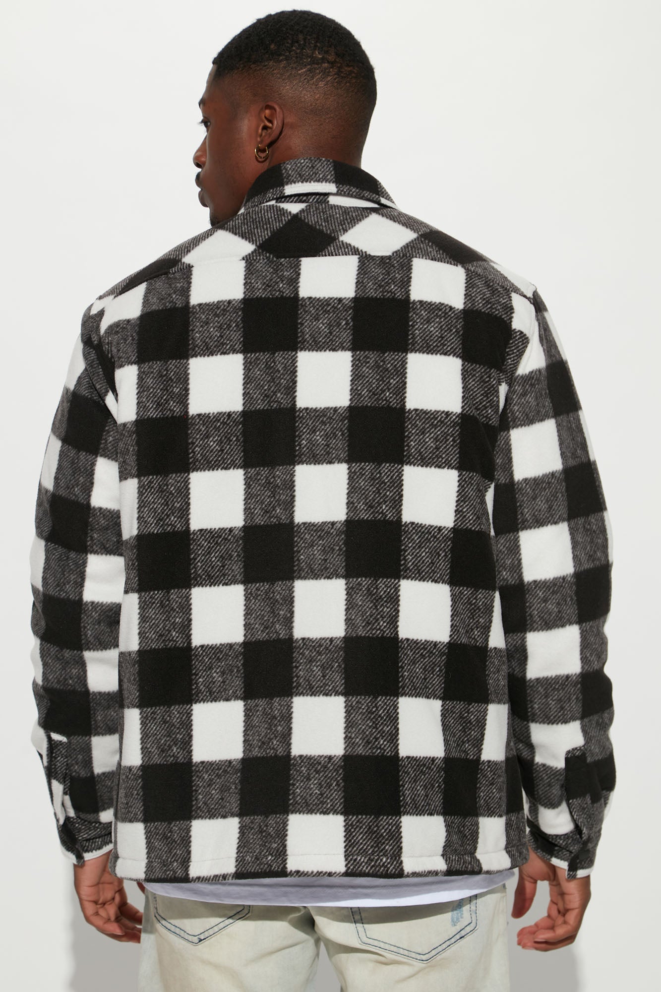 Lumber Flannel Shacket - Black/combo