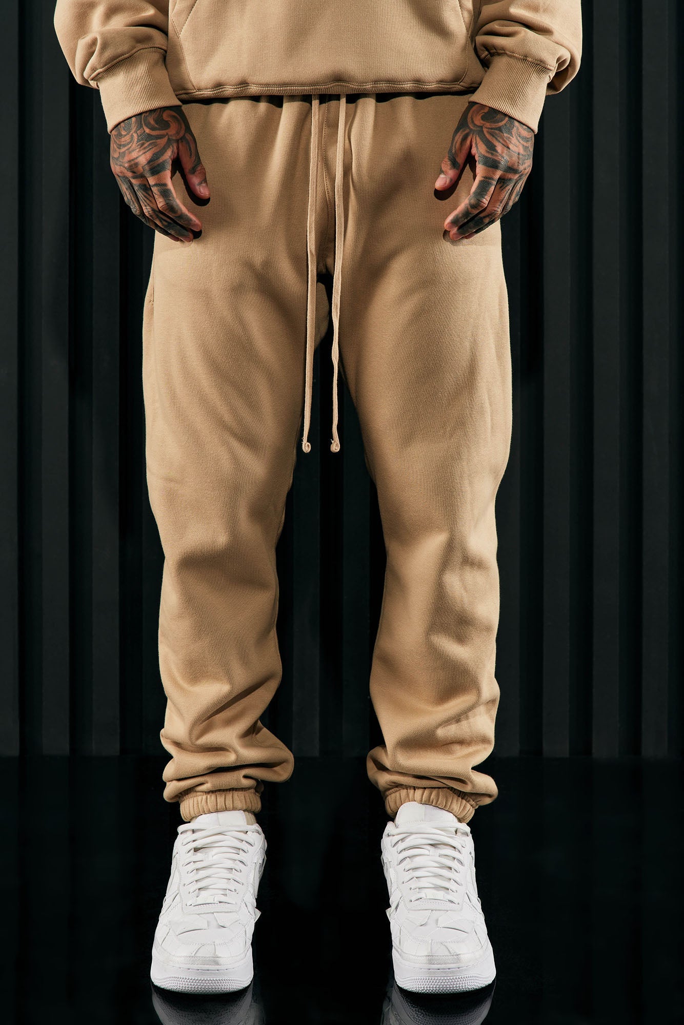 Tyson Heavyweight Sweat Jogger - Taupe