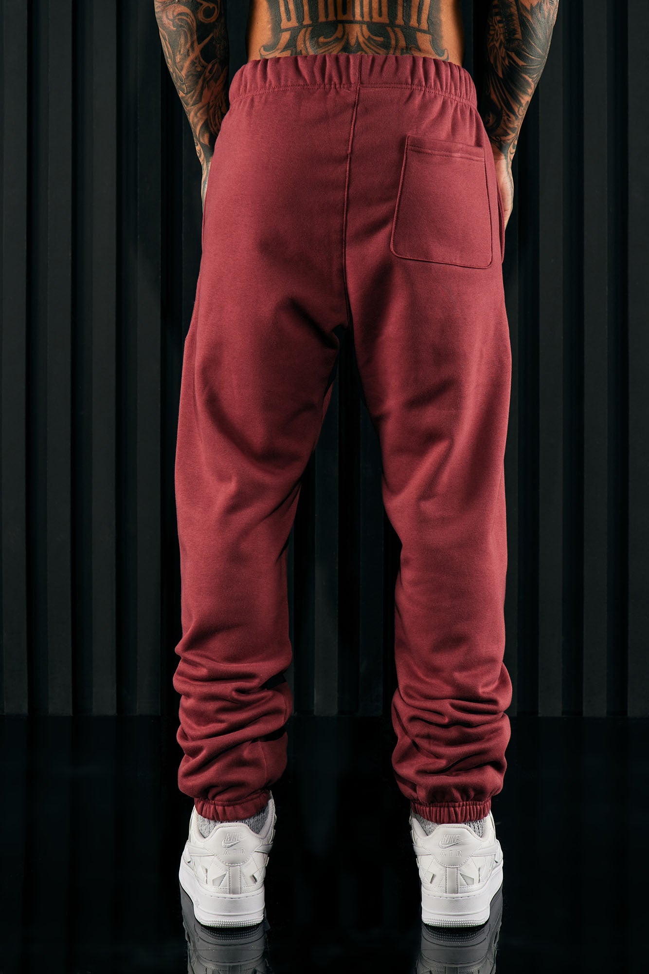 Tyson Heavyweight Sweat Jogger - Burgundy