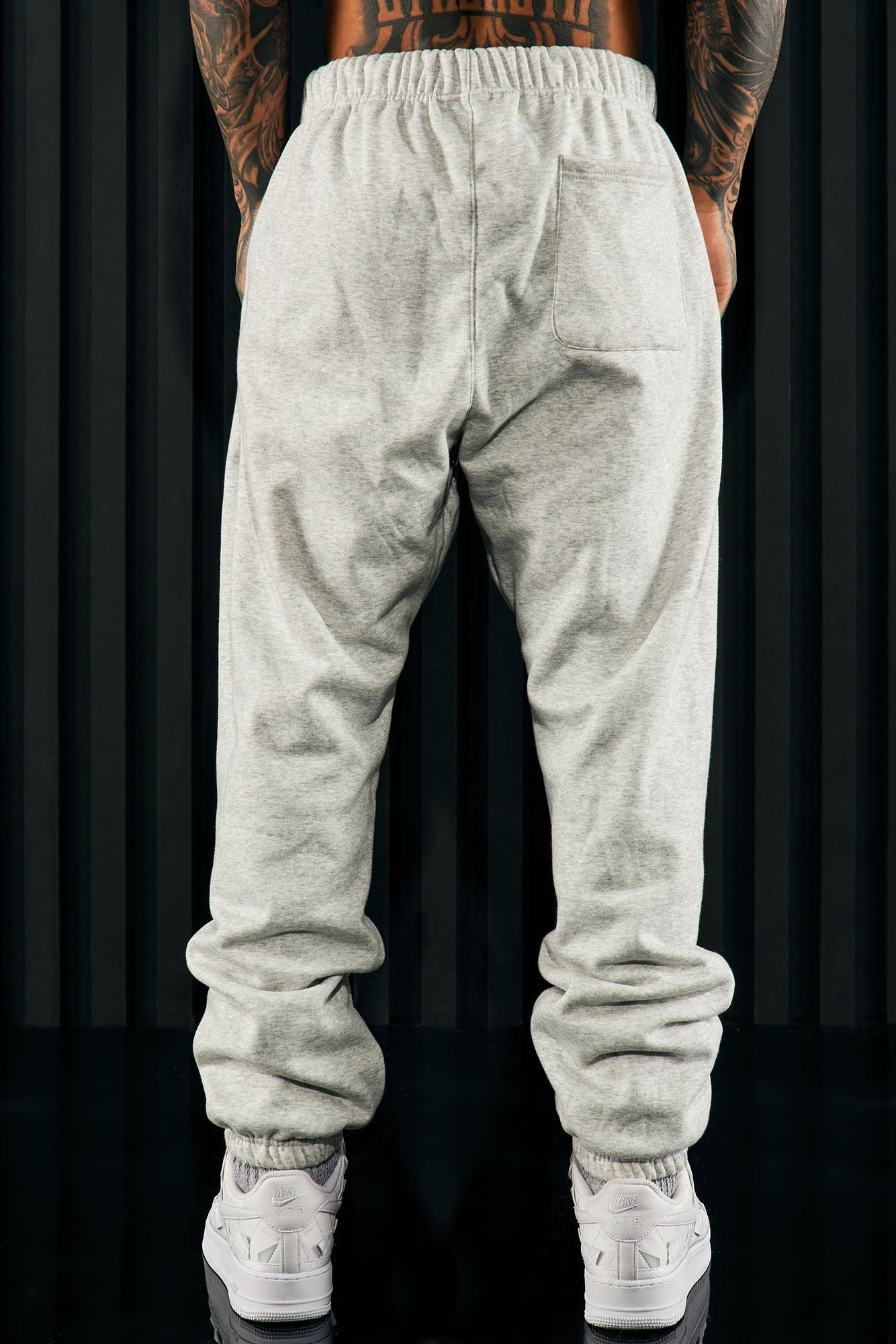 Tyson Heavyweight Sweat Jogger - Heather Grey