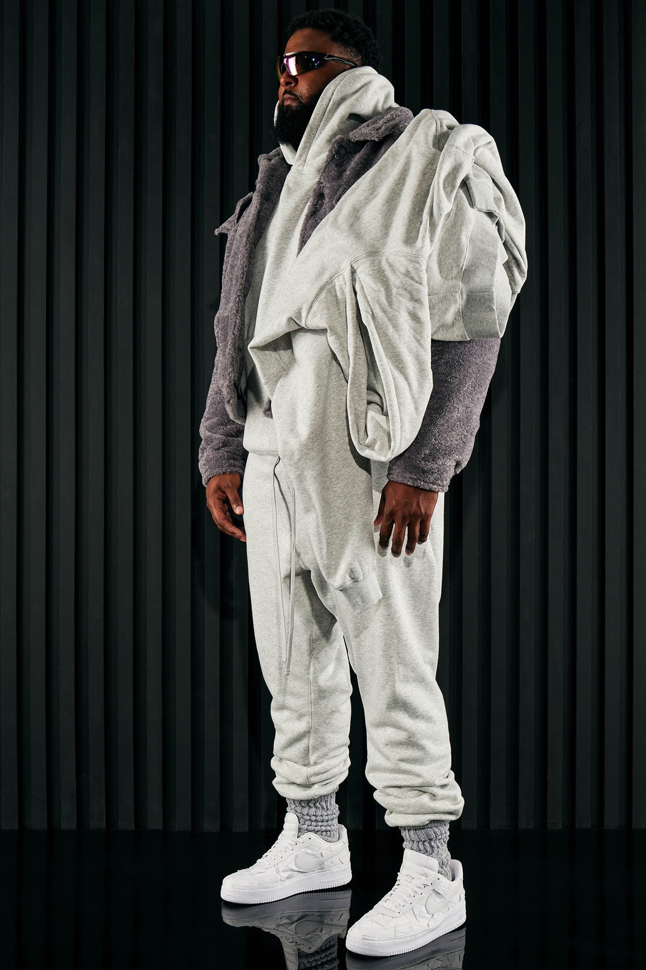 Tyson Heavyweight Sweat Jogger - Heather Grey