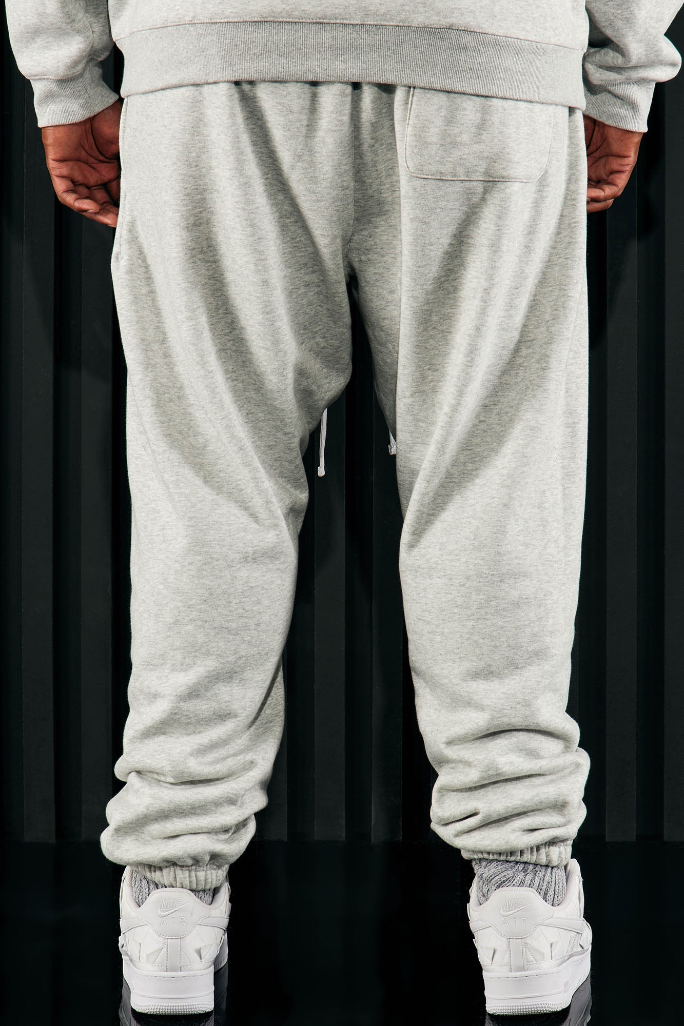 Tyson Heavyweight Sweat Jogger - Heather Grey