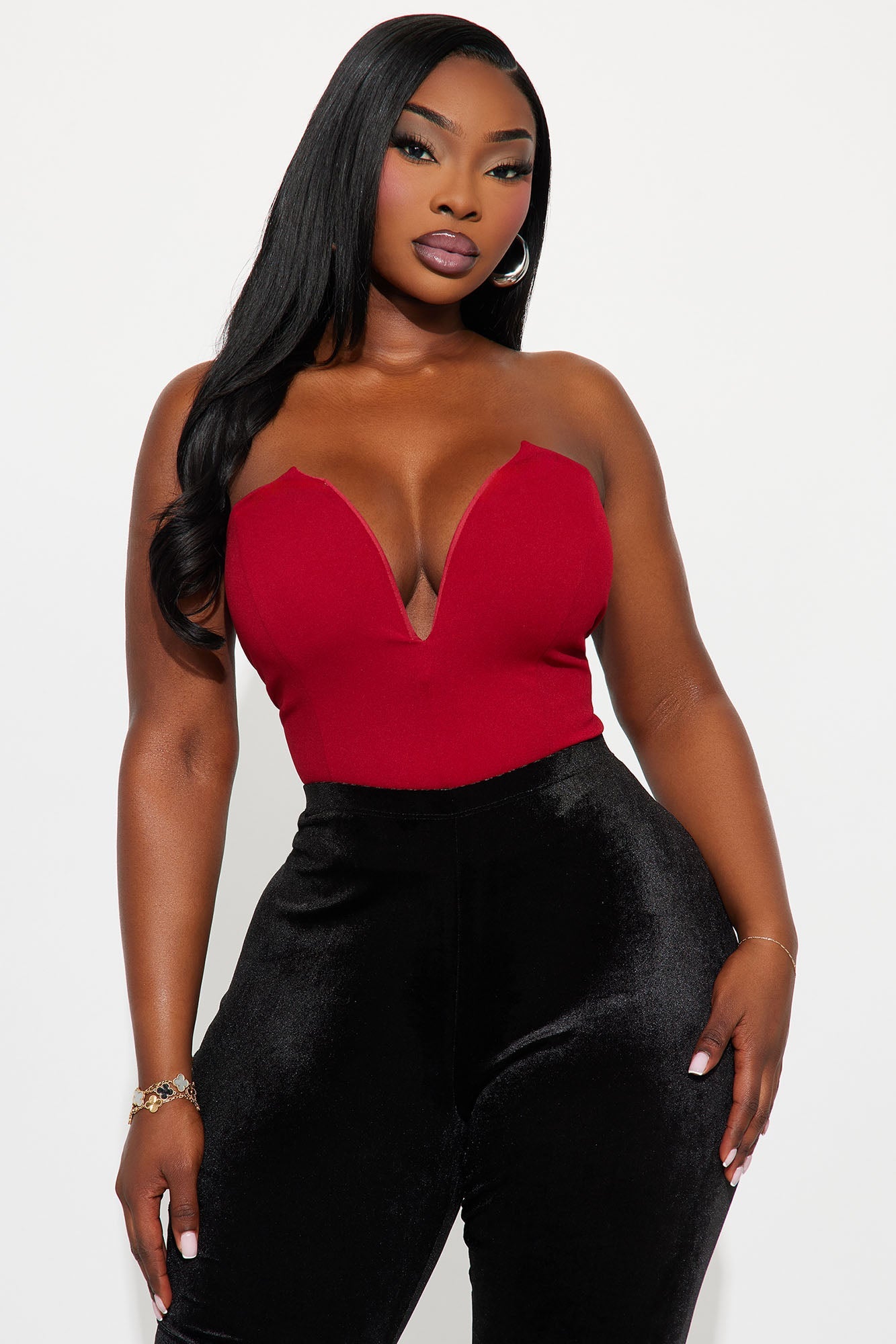 French Kiss Bodysuit - Red