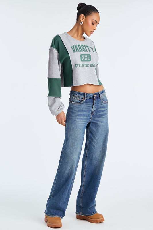 Varsity Athletic League Long Sleeve Tee - Hunter Green