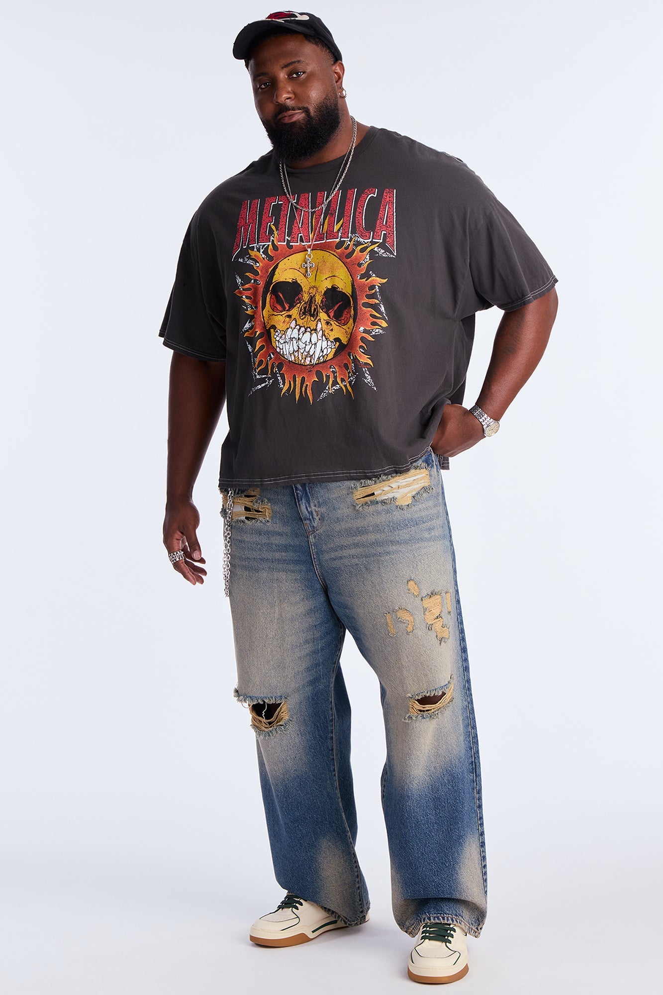 Metallica Summer Shirt 94 Boxy Short Sleeve Tee - Black Wash